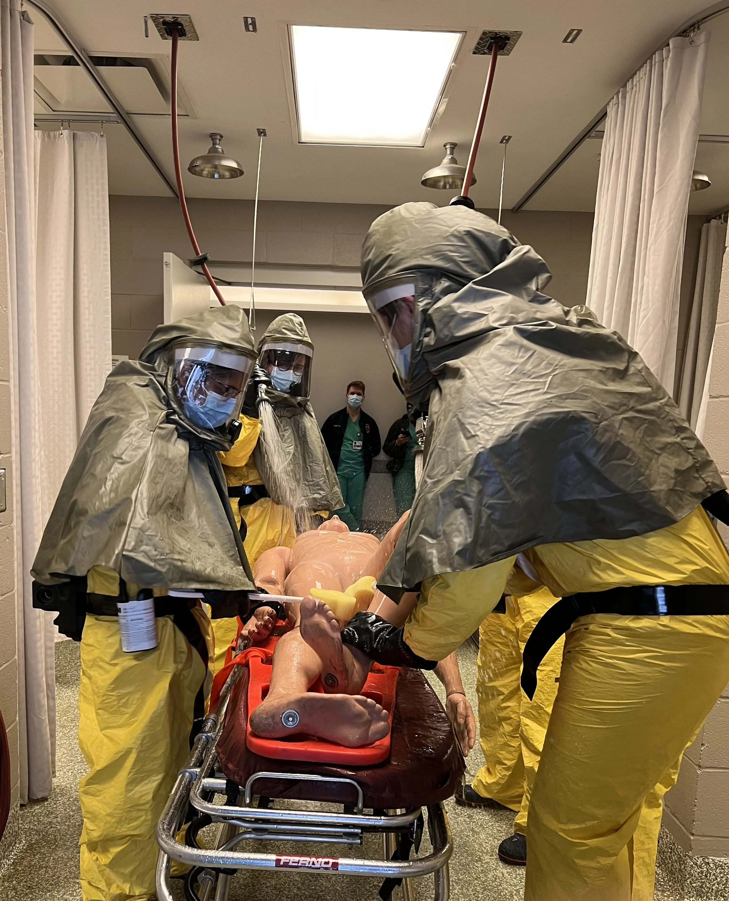 HAZMAT decontamination training