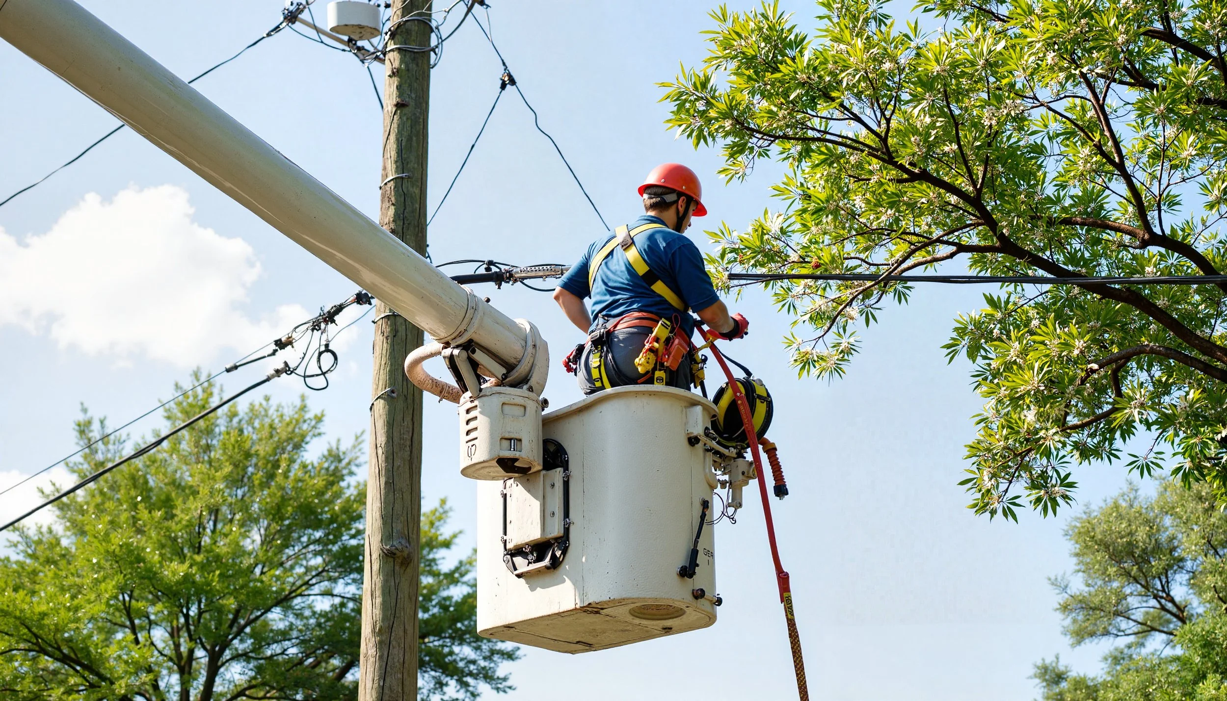 Summer Vegetation and Aerial Fiber: Managing Tree Contact Before It Causes Outages
