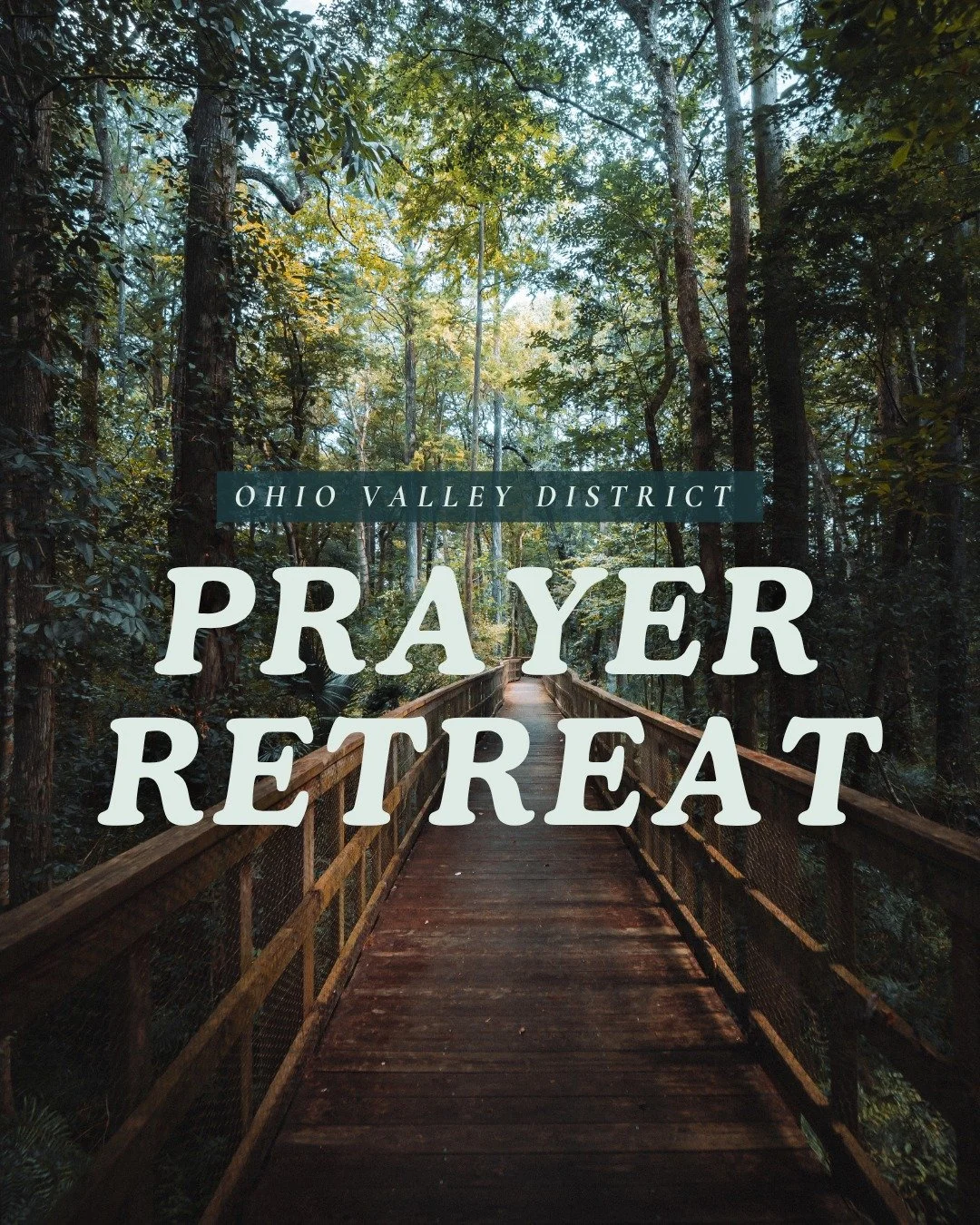 Looking for a time of prayer, refreshment, and spiritual renewal? Our first district prayer retreat is less than a month away and there is still space available!

Experience a transformative retreat exploring the life of prayer, hearing God clearly, 