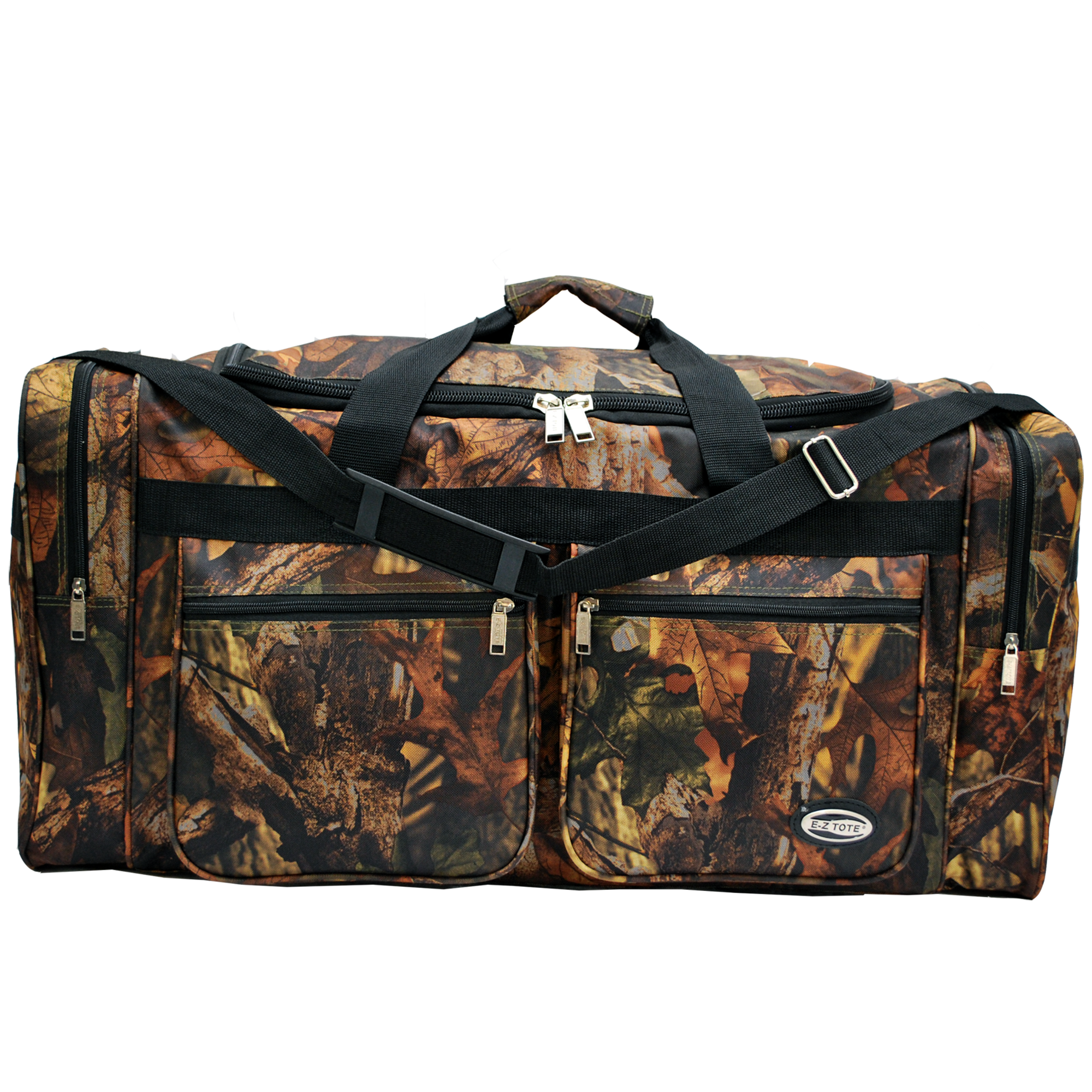 30" Tree Camo Duffel Bag with Black Trim