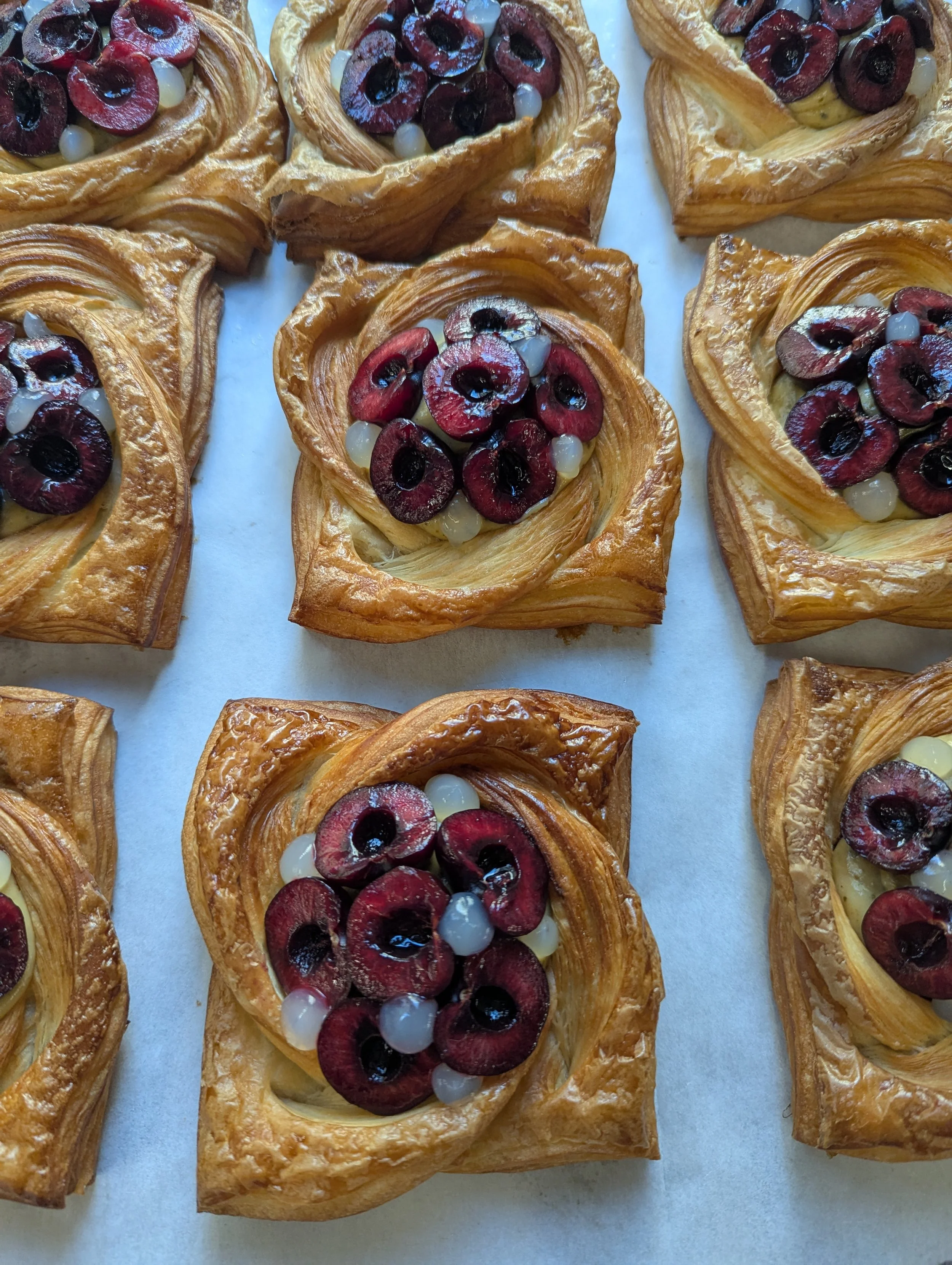 Cherry and pistachio 