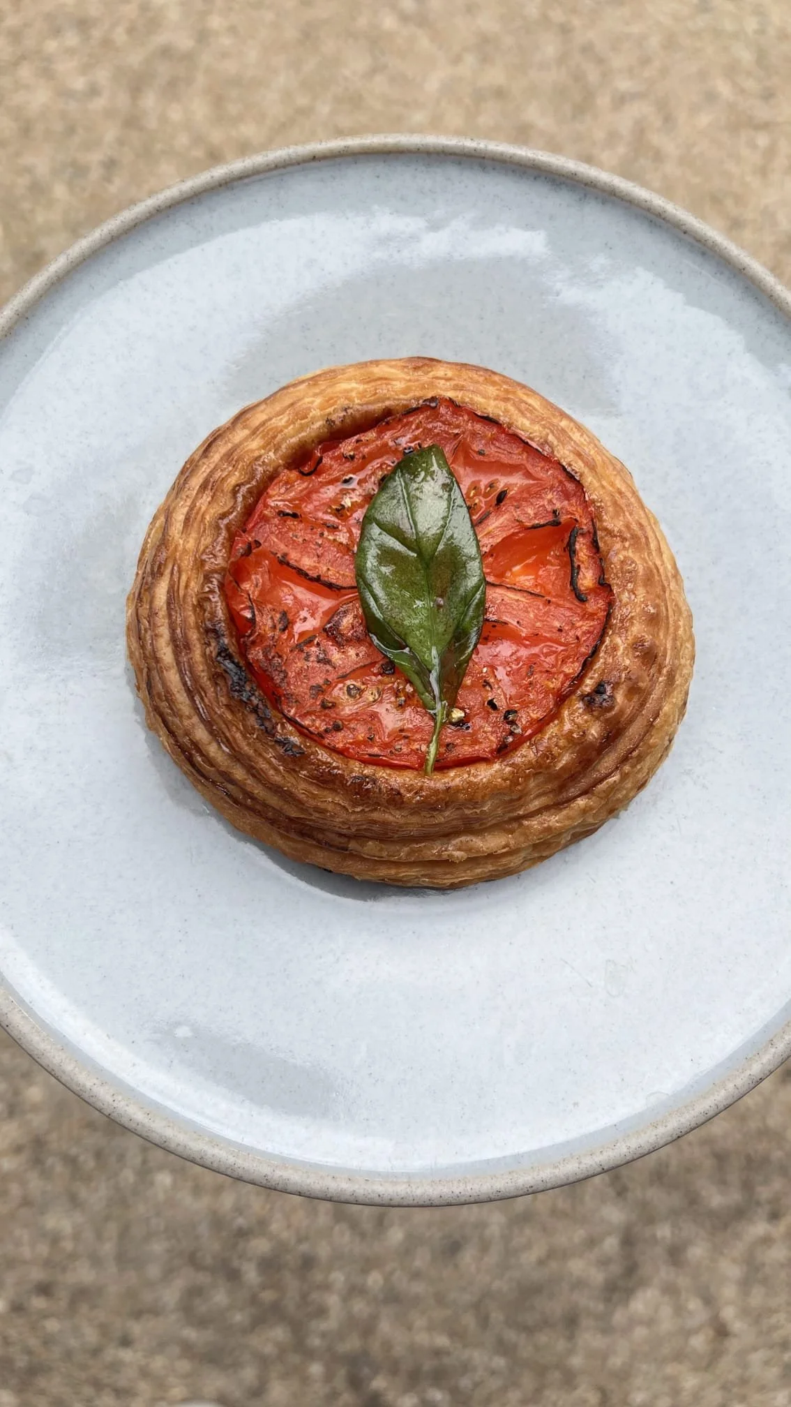 Vegan Tomato and superstraccia danish