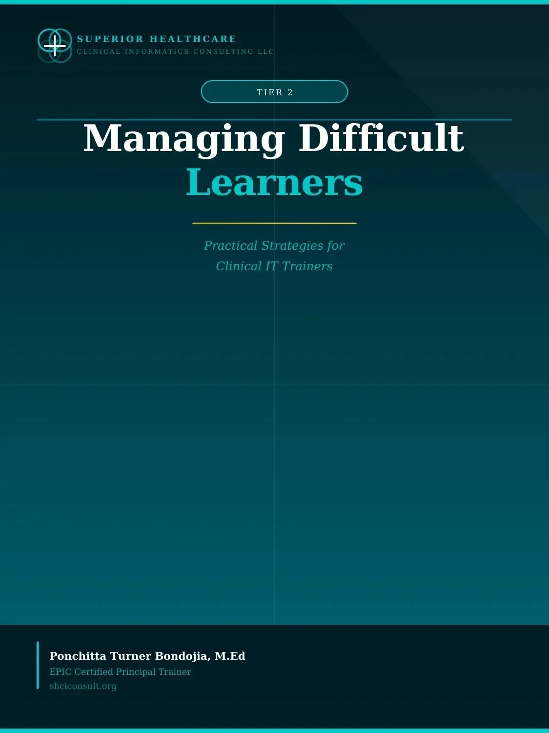 Managing Difficult Learners