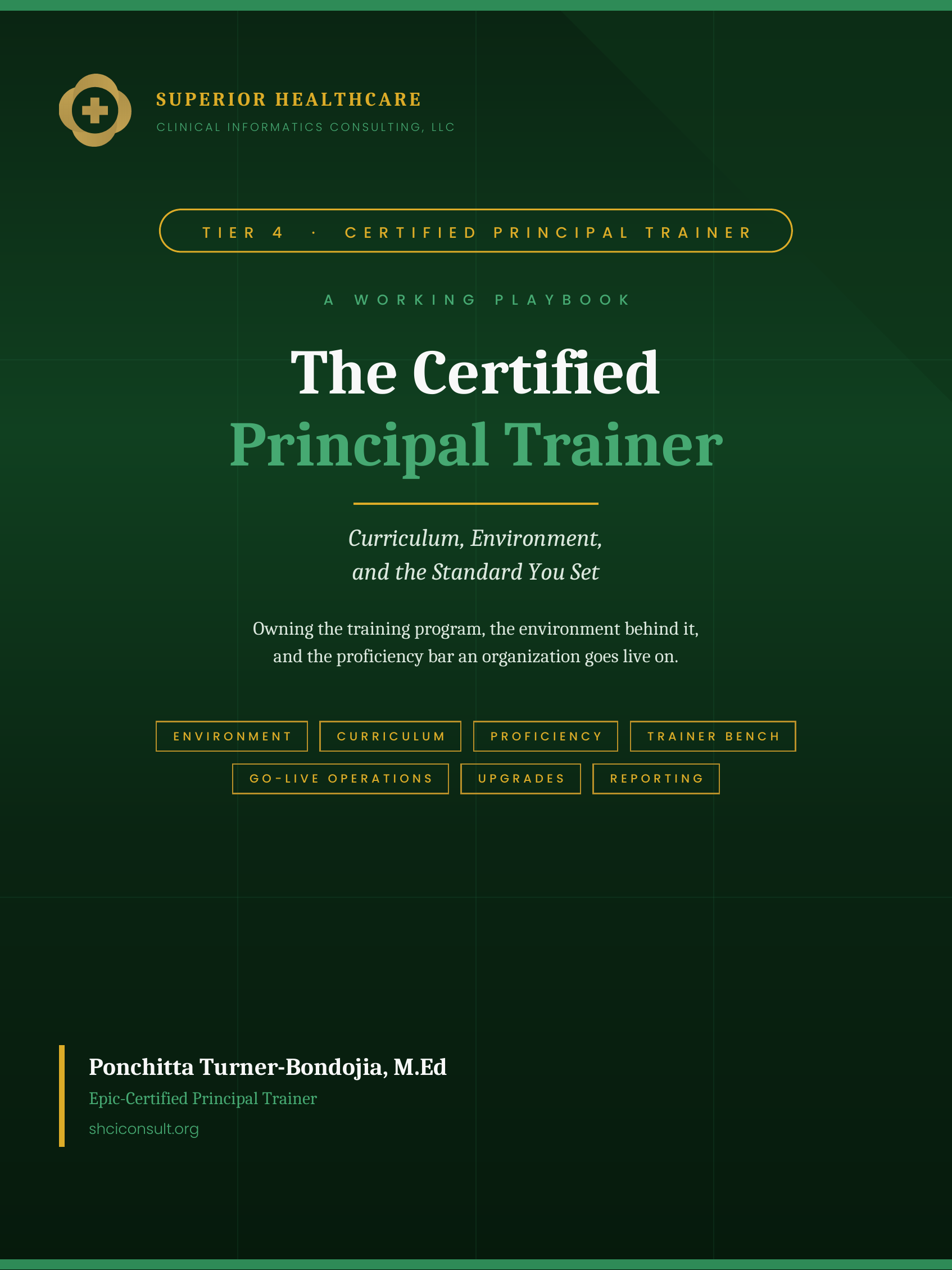 The Certified Principal Trainer