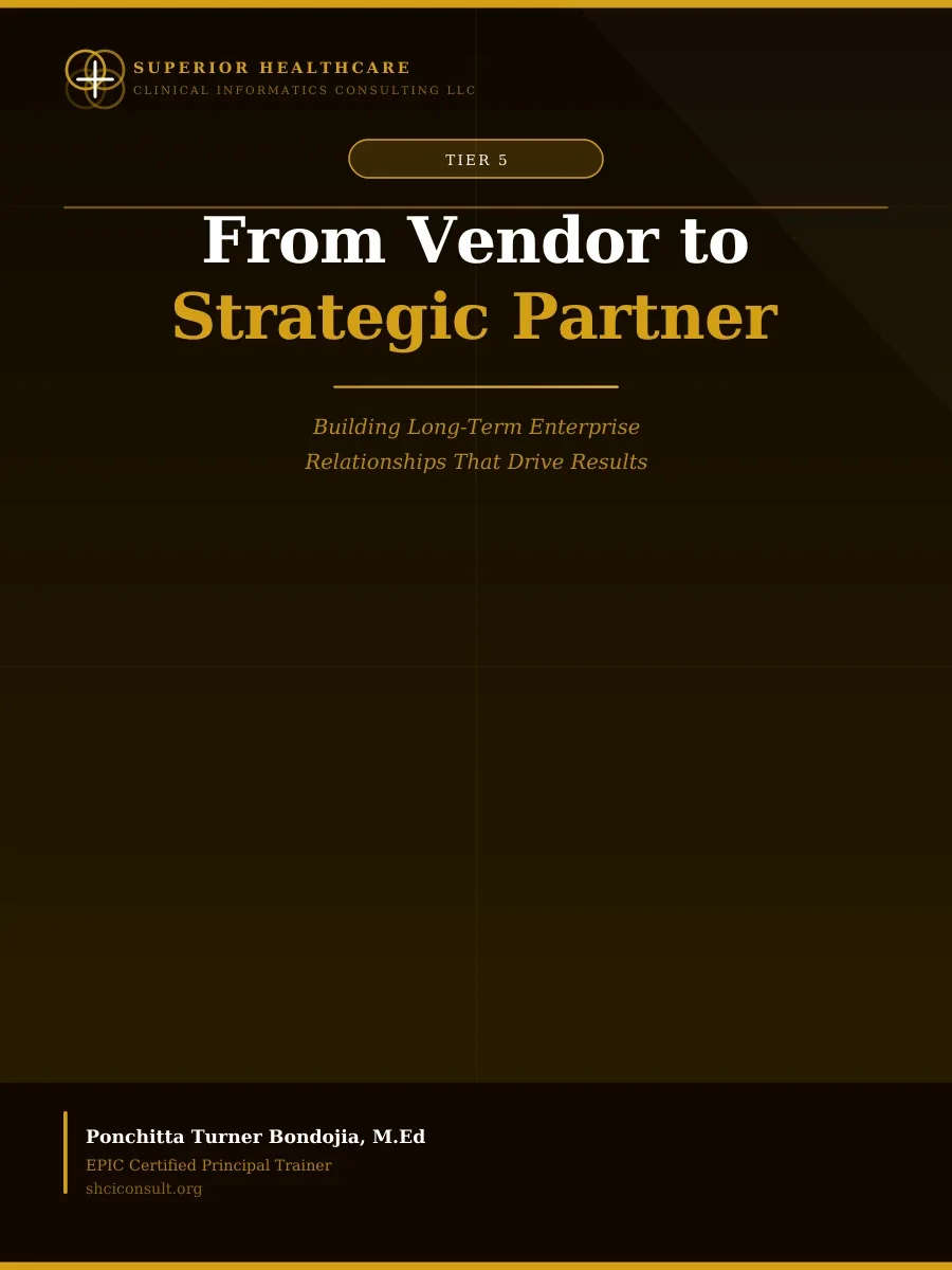 From Vendor to Strategic Partner