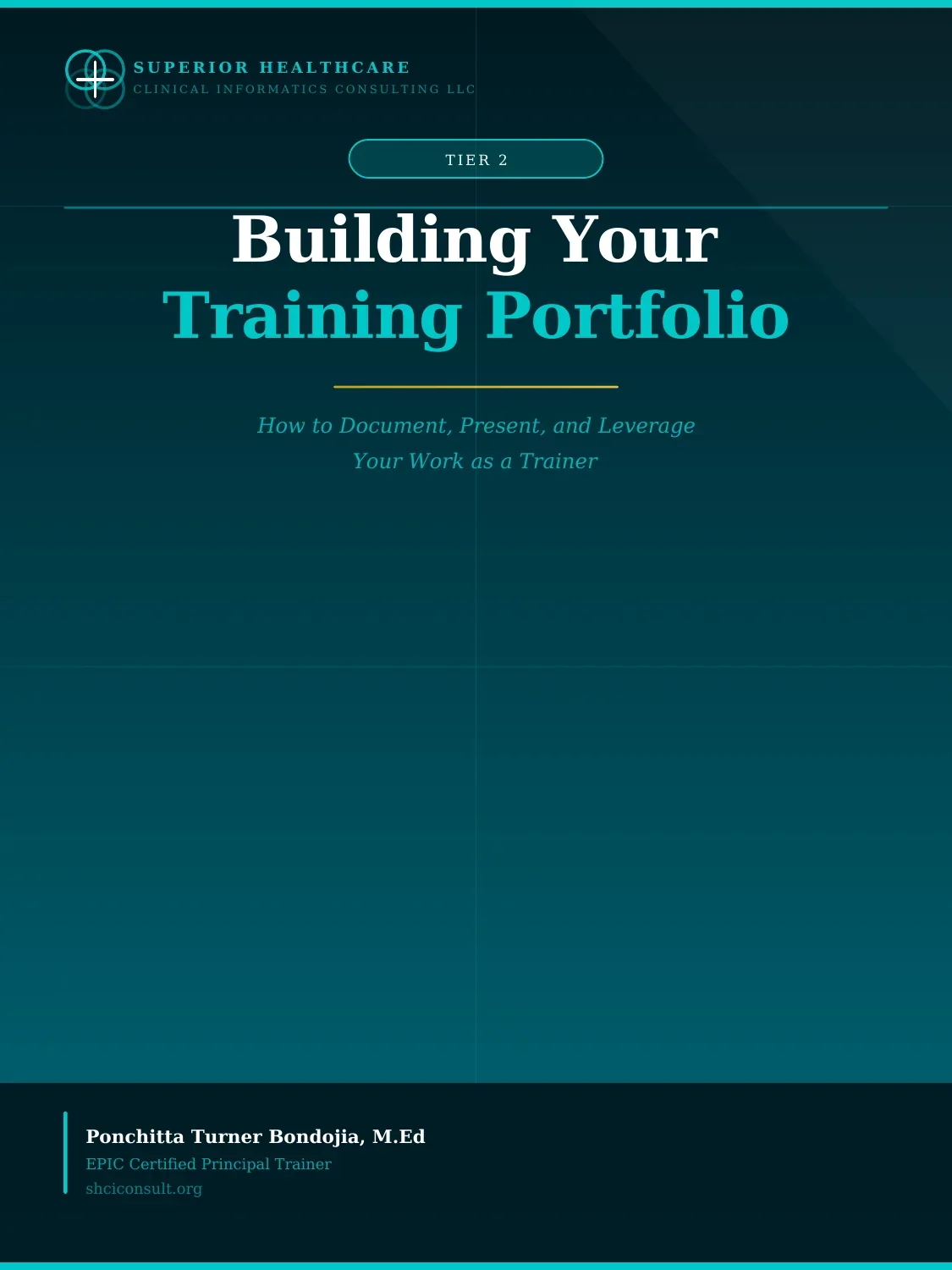 Building Your Training Portfolio