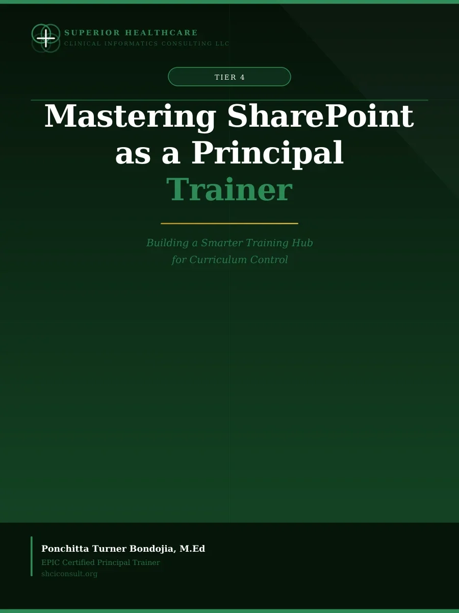 Mastering SharePoint as a Principal Trainer