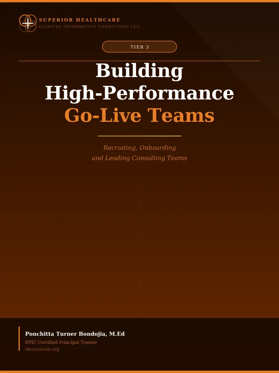 Building High-Performance Performance Go-Live Teams