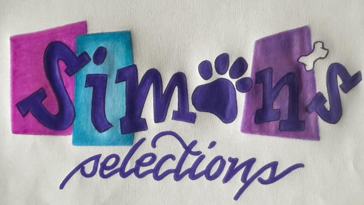 The official logo for our brand, Simon Selections! I couldn&rsquo;t be happier with the color, vibrancy, and overall joy this logo evokes! I hope all of you feel the same when you see it as well! 🐶☺️ #blackownedbusiness #blackwomanownedbusiness #org