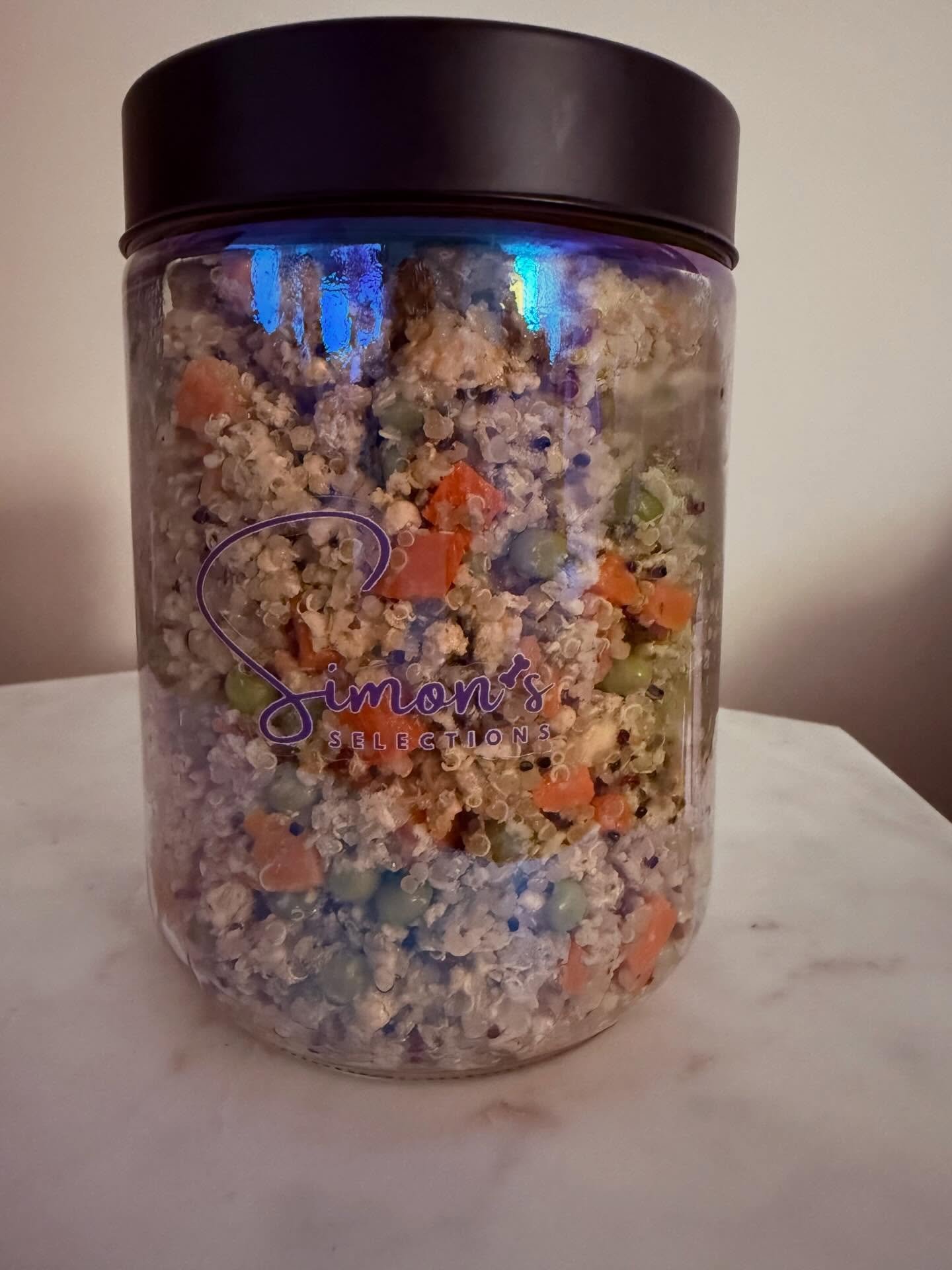 We feed the fur babies as well! Be sure to send an email or text to inquire about our delicious food! Only organic ingredients are used for our treats and meals. 🥰🐶