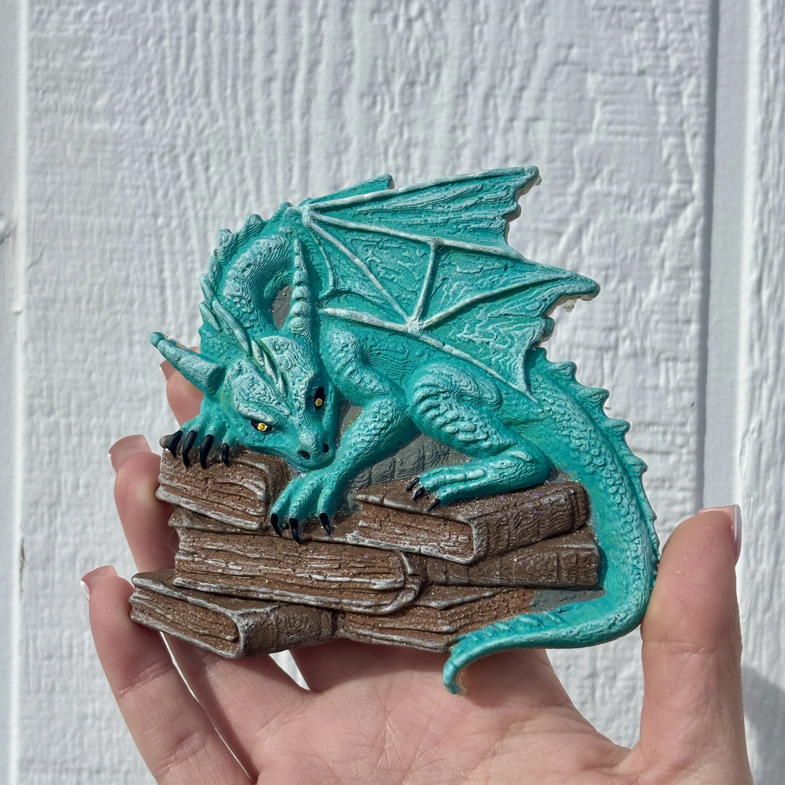 Dragon & Books 3D Freshie