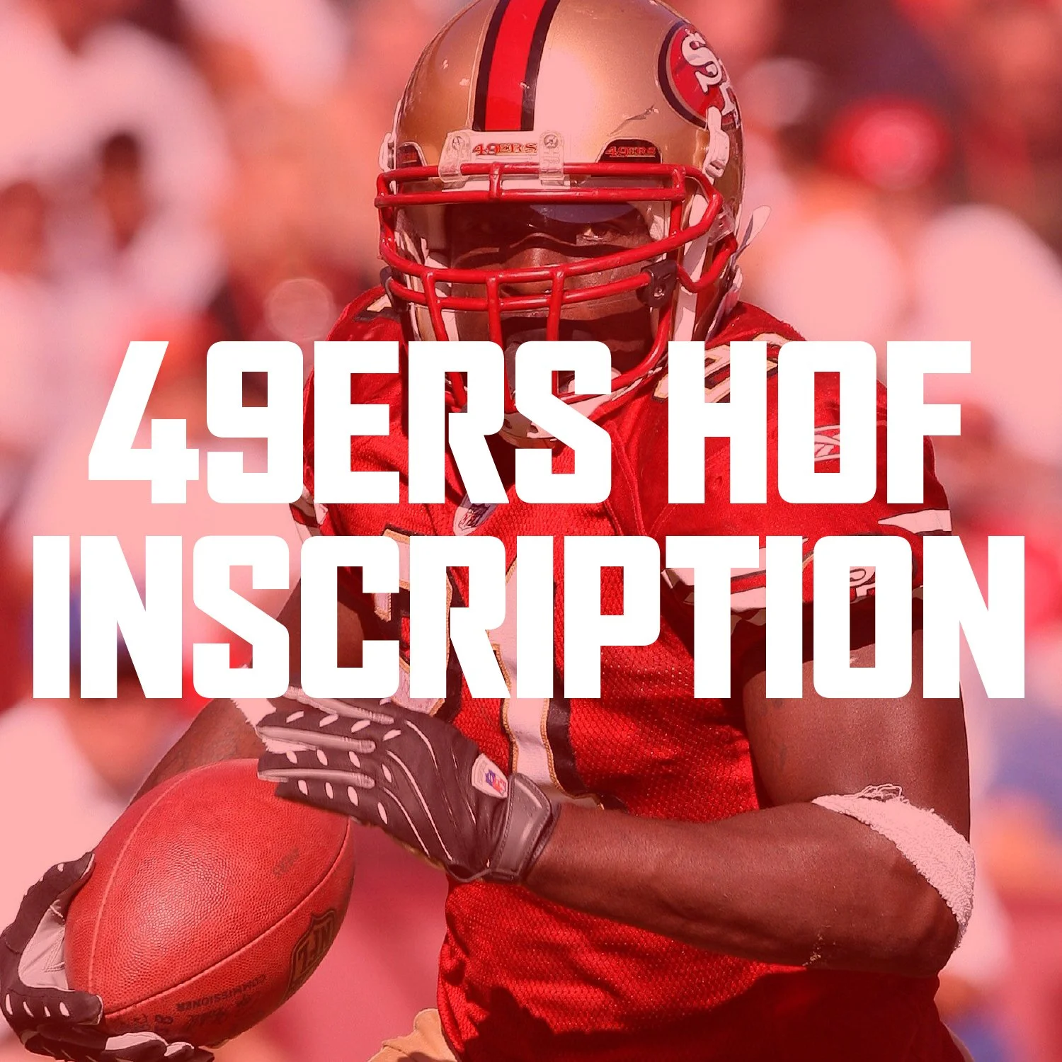 FRANK GORE 49ERS HOF INSCRIPTION