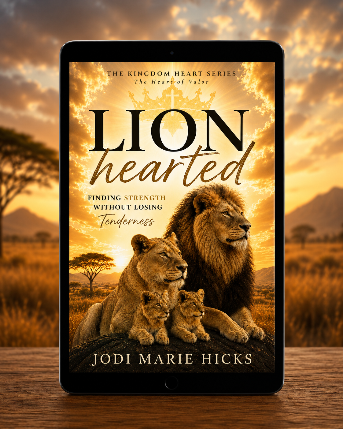Lionhearted ipad mockup.png