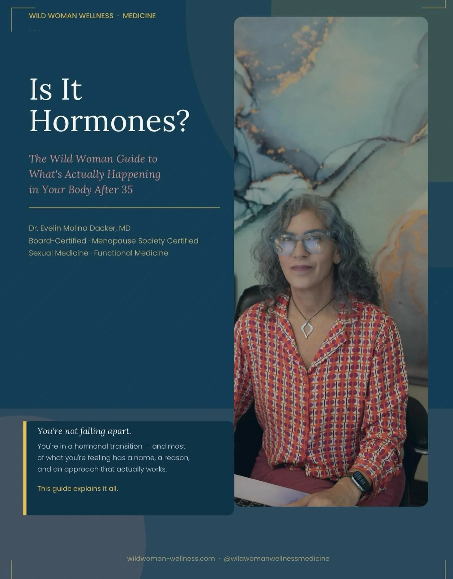Free Wild Woman Guide to Hormones. 
Link in bio 
#perimenopause #menopause
