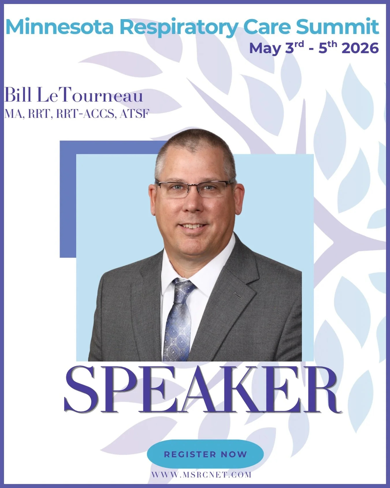 Bill brings nearly 30 years of experience in respiratory care, including over a decade at Mayo Clinic. With a strong background in education and leadership, he has helped shape future therapists and advance the profession through his work with MSRC a