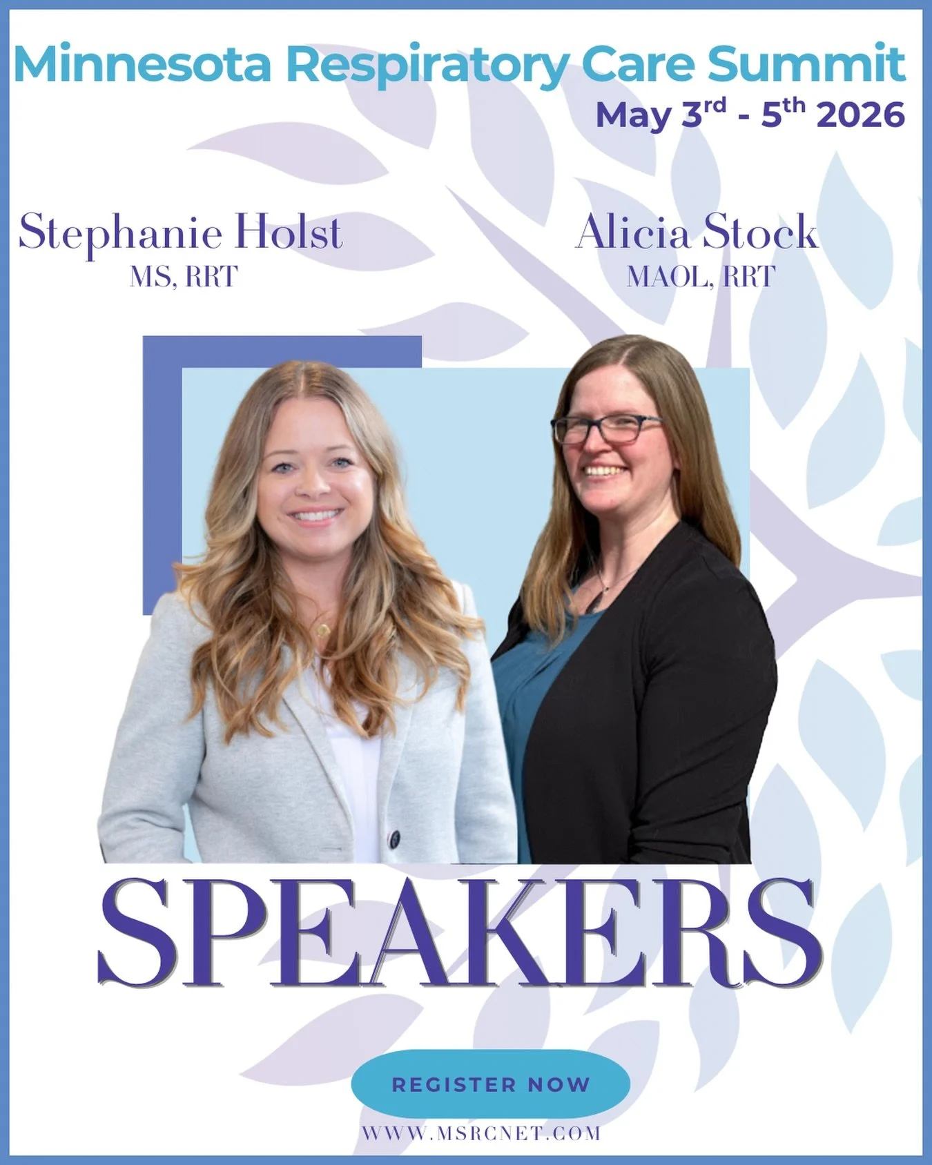 Alicia Stock and Stephanie Holst, bring a powerful combination of clinical experience and passion for respiratory care education. With backgrounds spanning critical care, leadership, and program development, both are dedicated to shaping the next gen