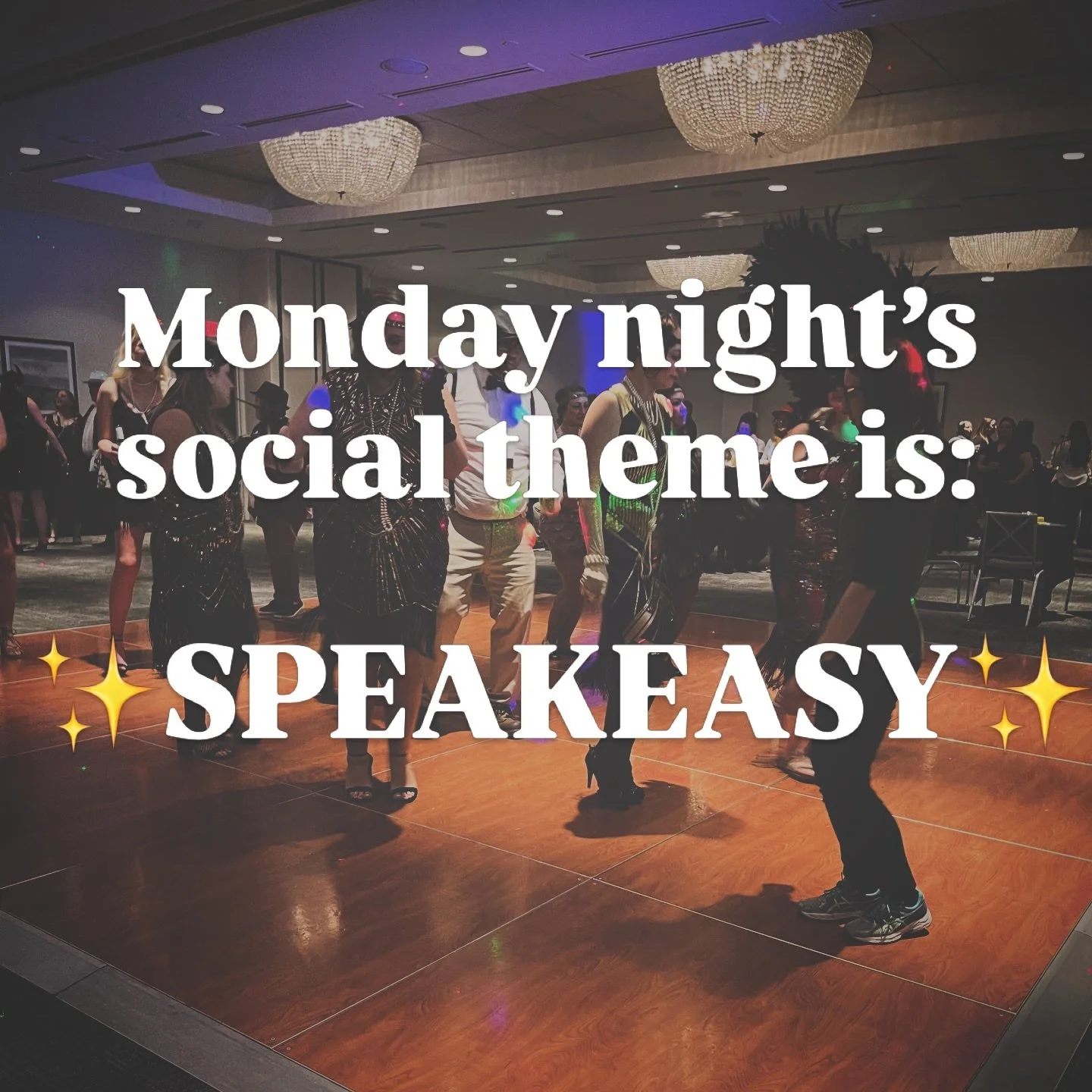Monday night is Social Night and get ready to step into our Speakeasy era 🍸
Dress to impress in your best look and get ready for a night of fun &amp; connection!

🔑 Passcode required at the door: &ldquo;Land of 10,000 Breaths&rdquo; 😉

See you the