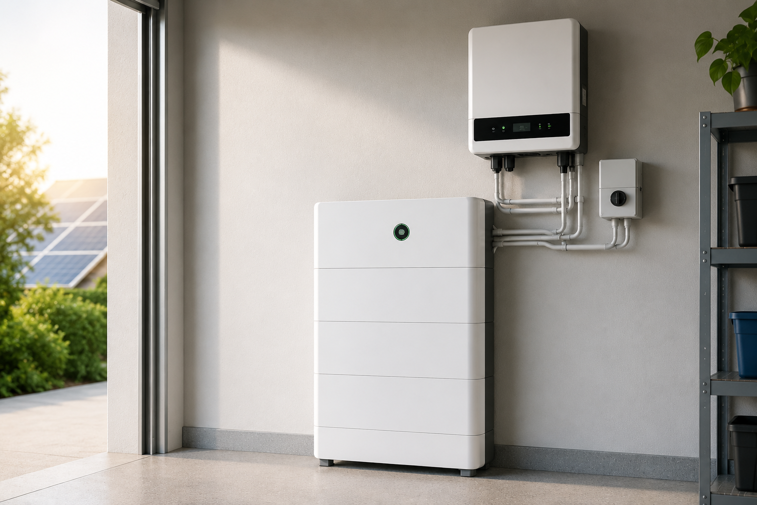 Solar Battery Installation