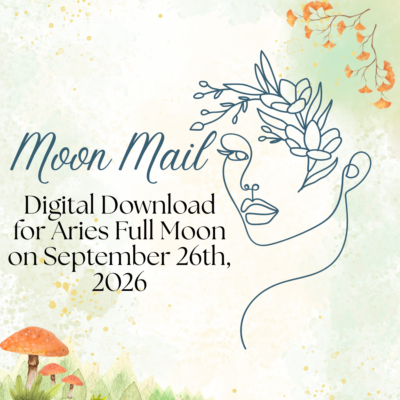 Moon Mail: Full Moon Ritual Kit for 9/26/26 (Digital Download)