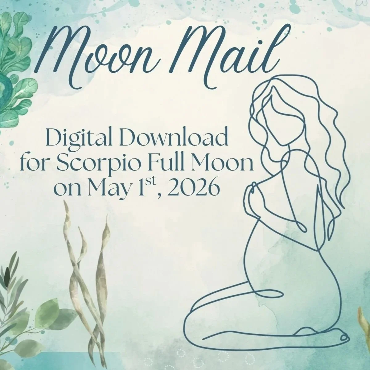 Moon Mail: Full Moon Ritual Kit for 5/1/26 (Digital Download)