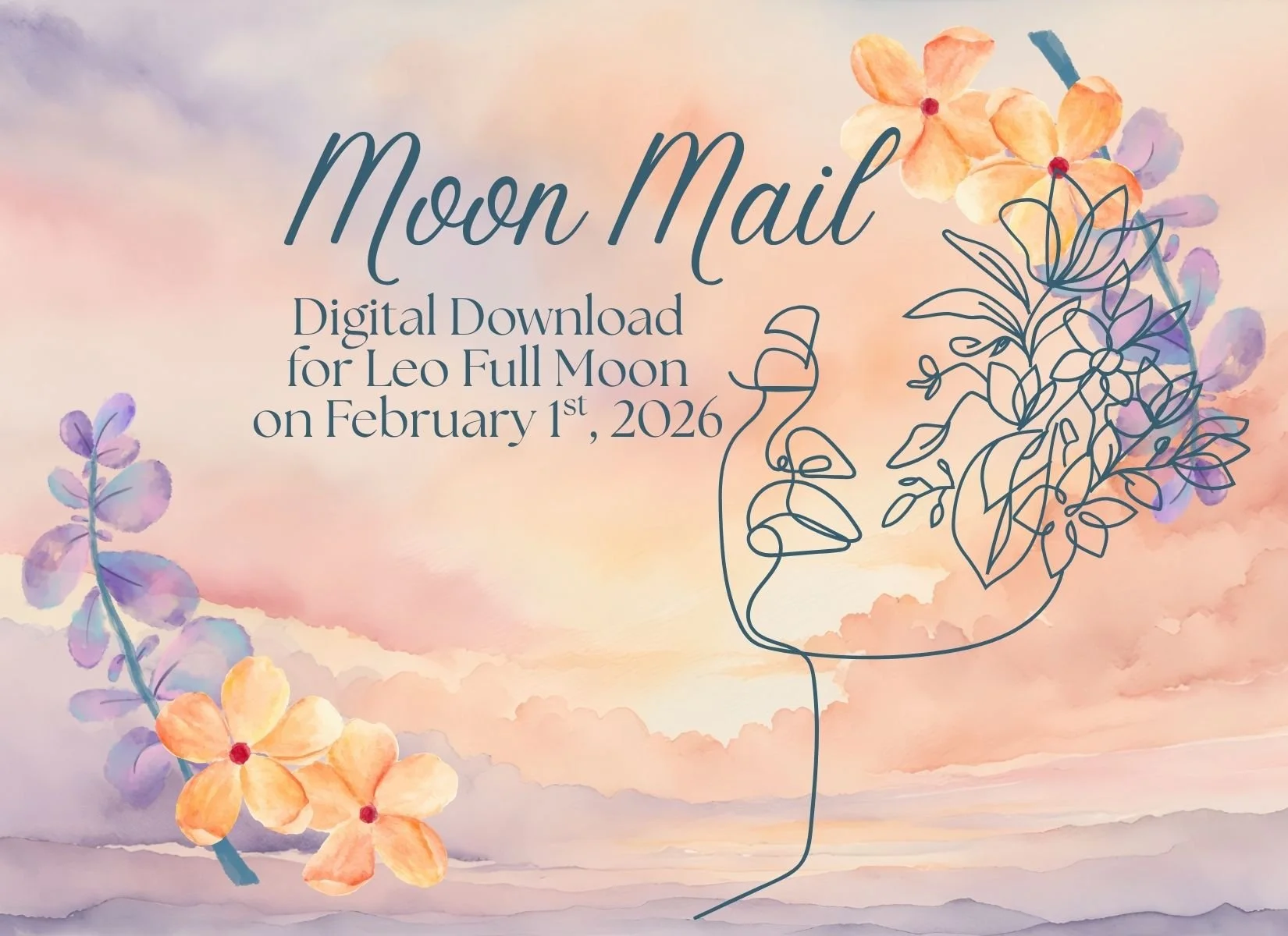 Moon Mail: Full Moon Ritual Kit for 2/1/26 (Digital Download)