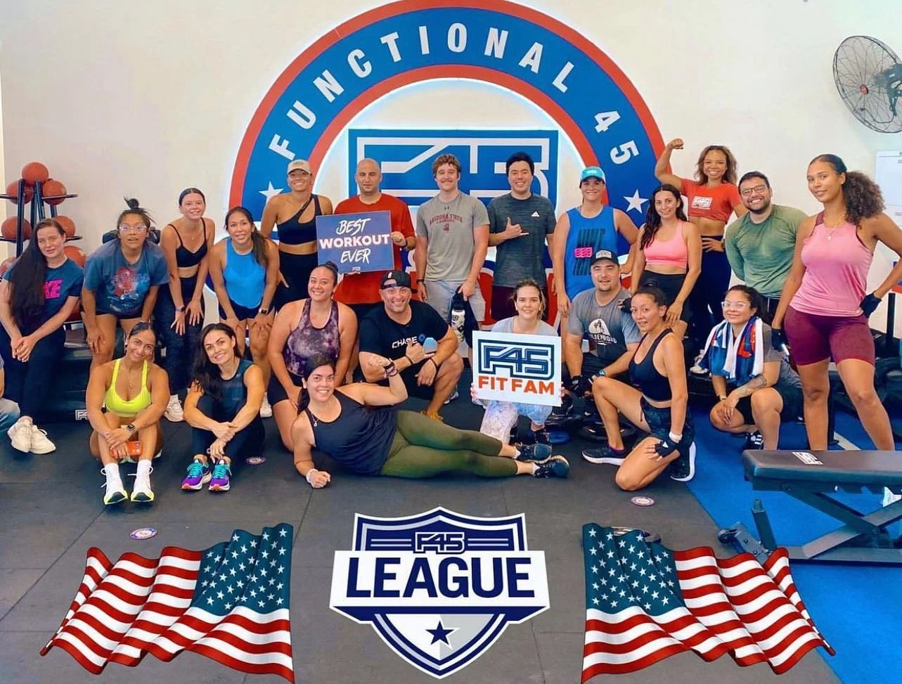 F45 Training is a global fitness community specializing in innovative, high-intensity group workouts that are fast, fun, and results-driven. @f45_training_tempetownlake 💪🏻