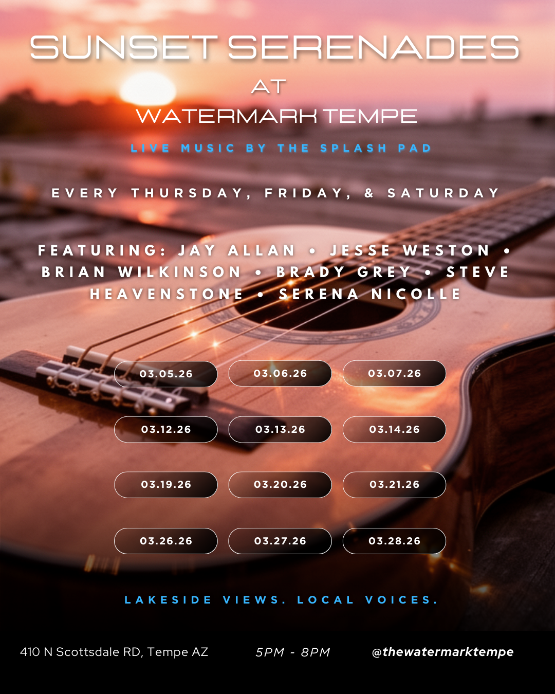 Live Music at Watermark Tempe