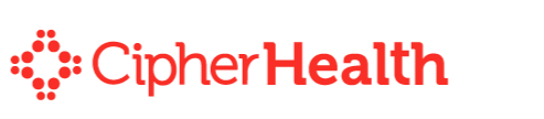 CipherHealth logo in red