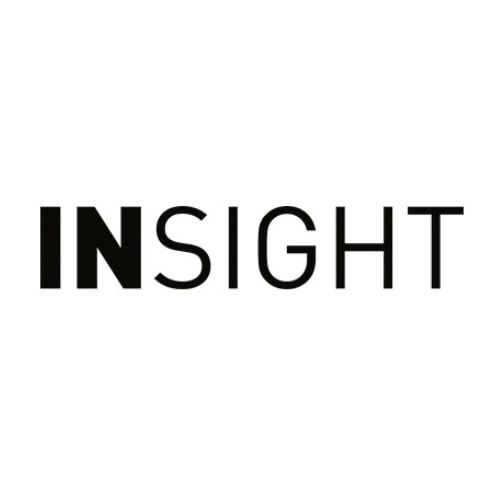 The word "INSIGHT" in black capital letters on a white background, with the letter "S" stylized to resemble a bar chart or graph.