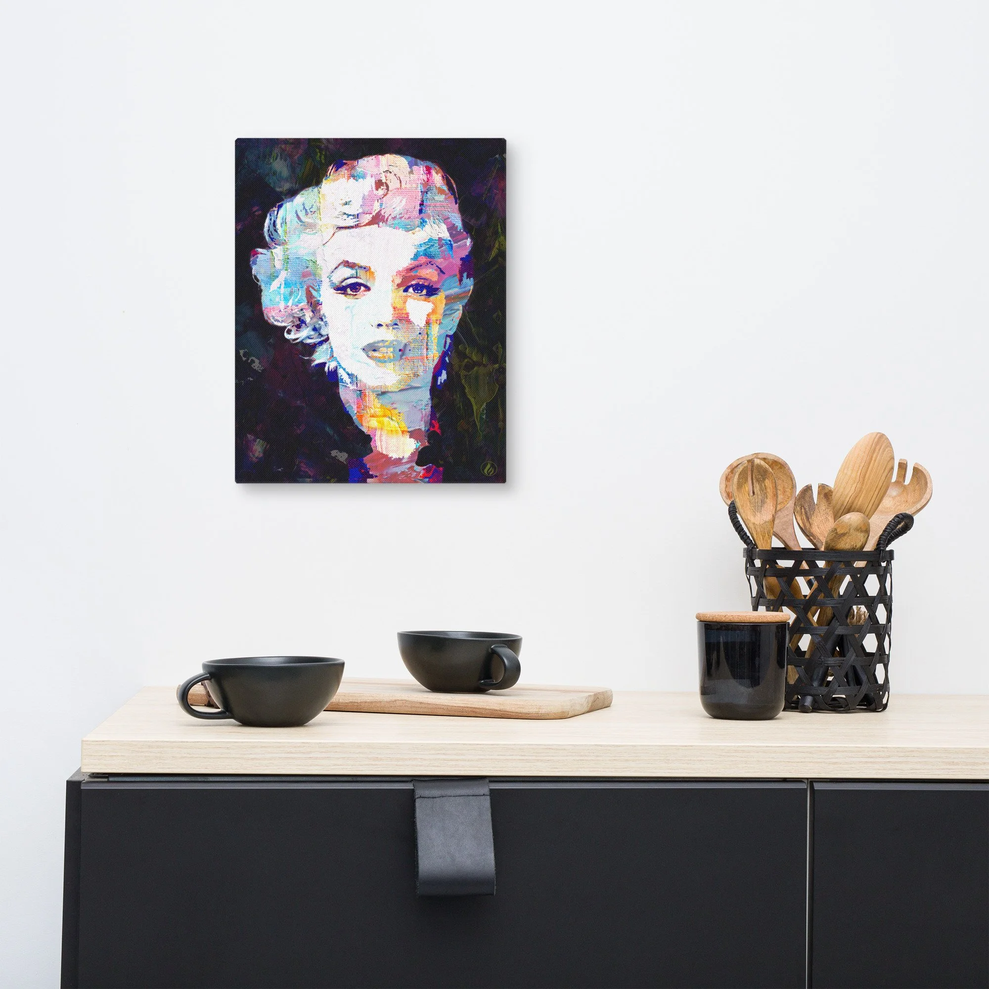 MRLYN the Light Canvas Print – Marilyn Monroe Pop Art – Colorful Modern ...