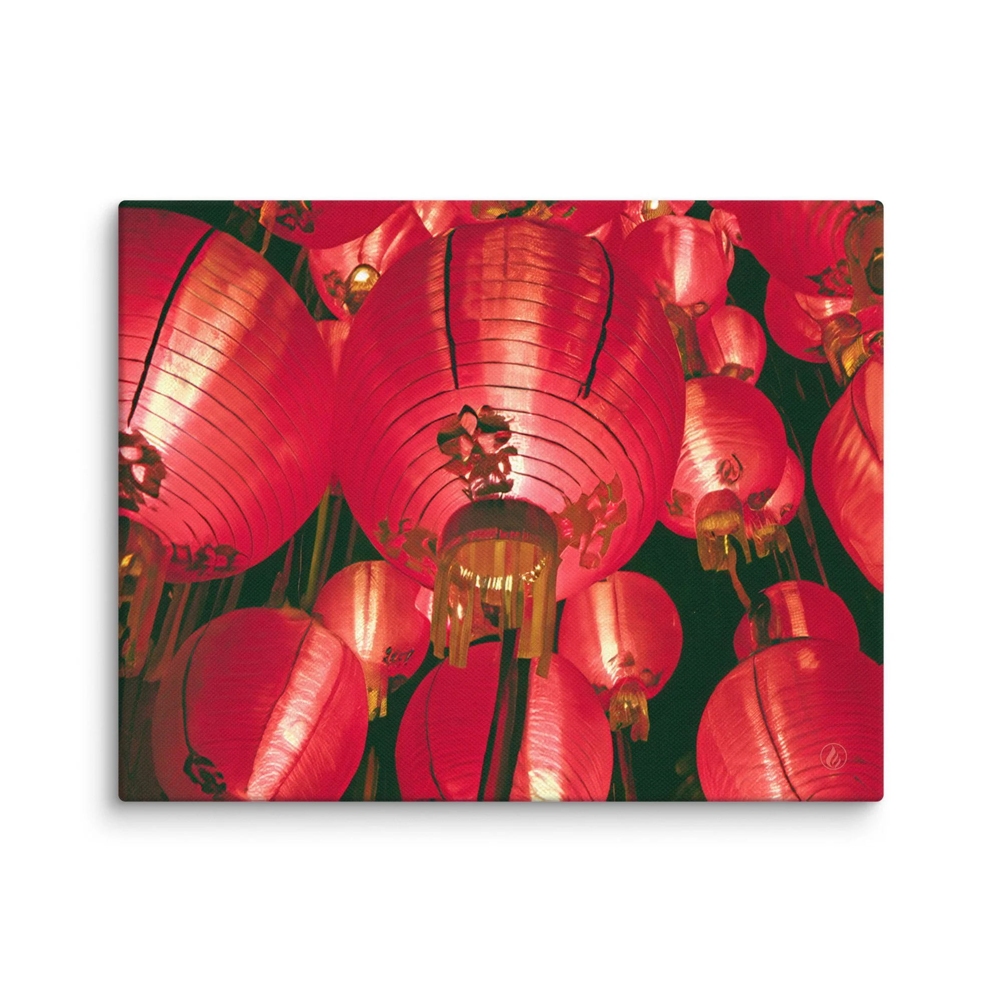 Japanese Lantern Canvas – Japanese Lanterns – Crimson Glow & Traditional Light – Modern Cultural Decor