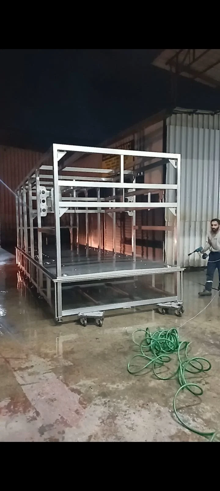 Dolum makinesi şase imalatı görseli.