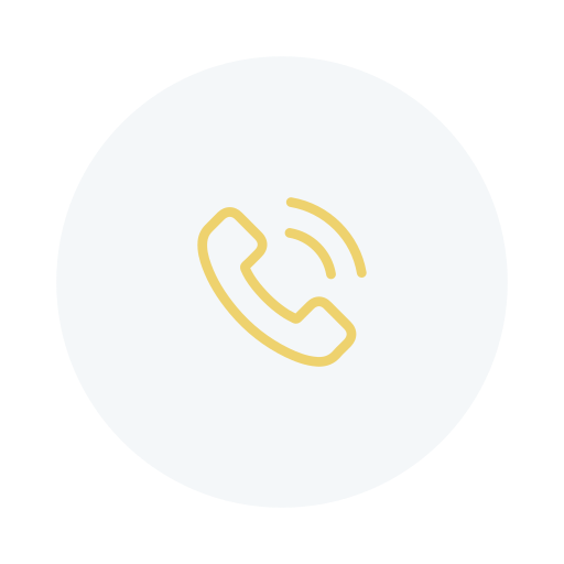 Icon of a phone receiver with signal waves, representing a call or phone communication.
