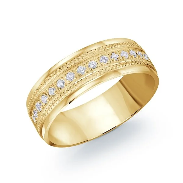 Traditional x Western Diamond Wedding Band