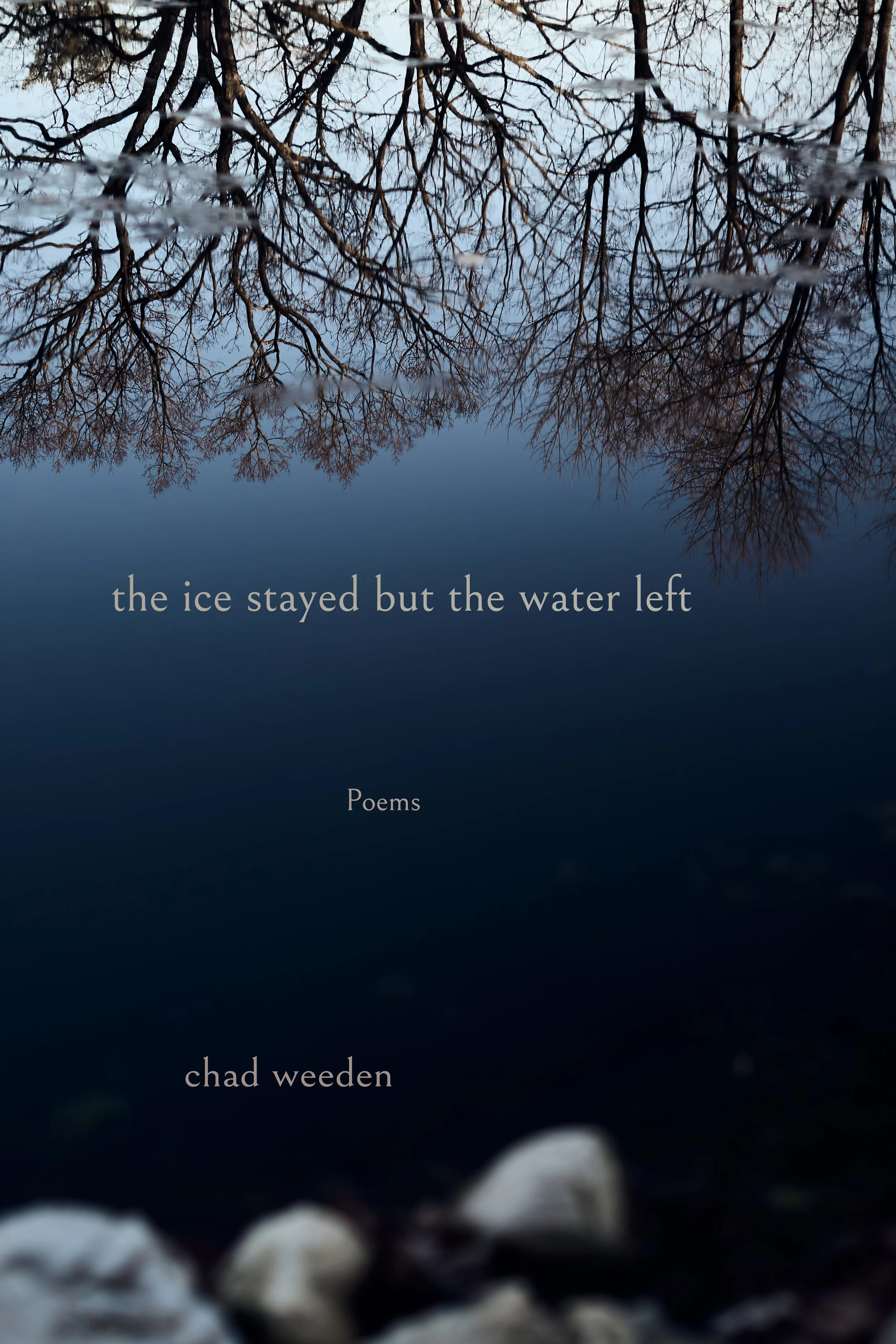 the ice stayed bu the water left