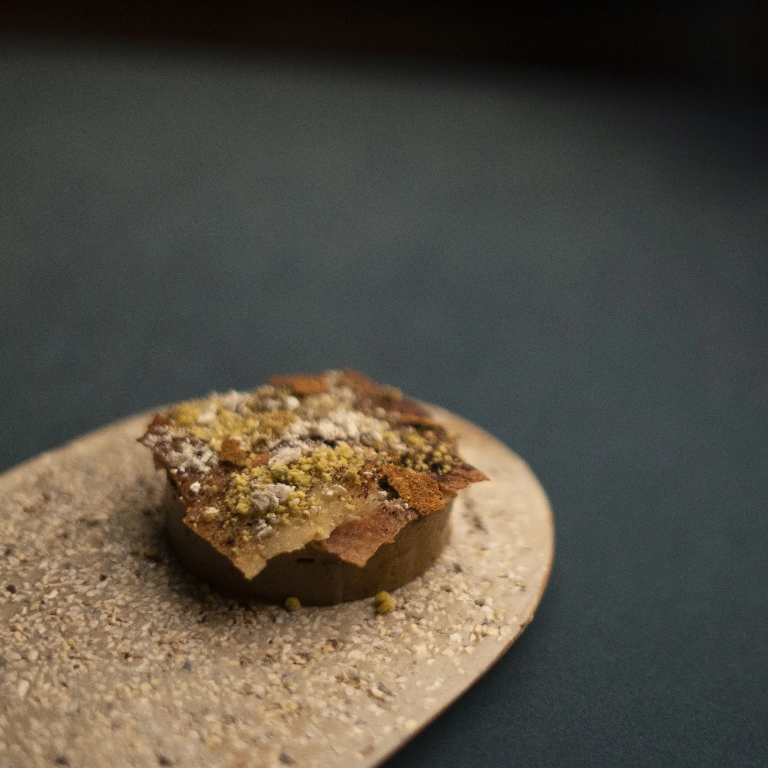 Pate de hongos y kimchi