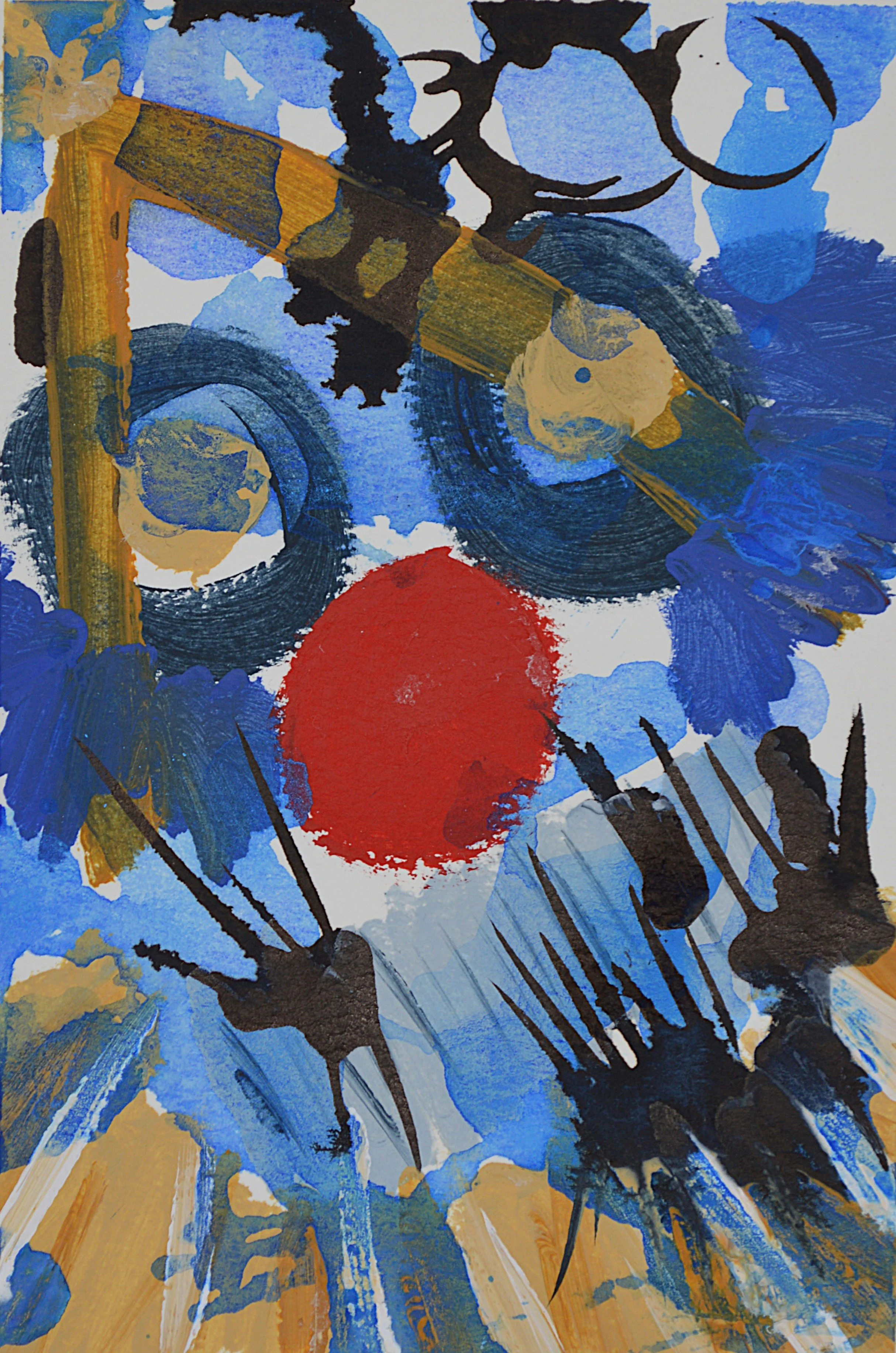 “Tears of a Clown”
Acrylic and Ink
Inspiration artist: Lee Krasner