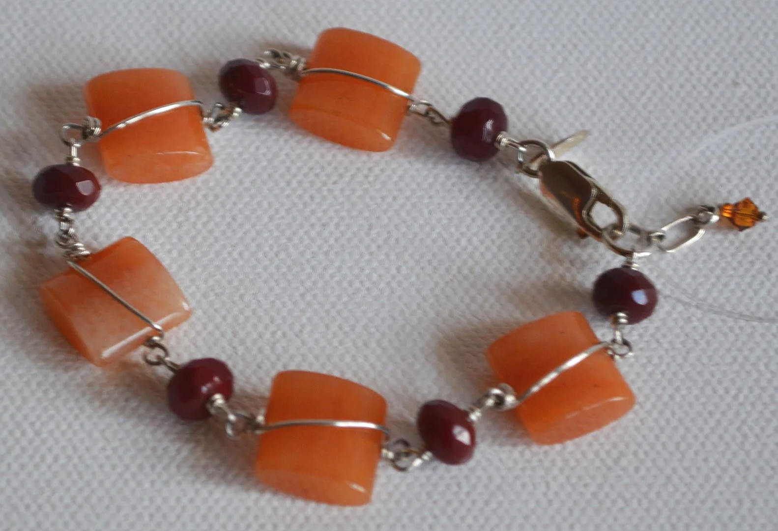 Aventurine Wire-Wrapped Bracelet