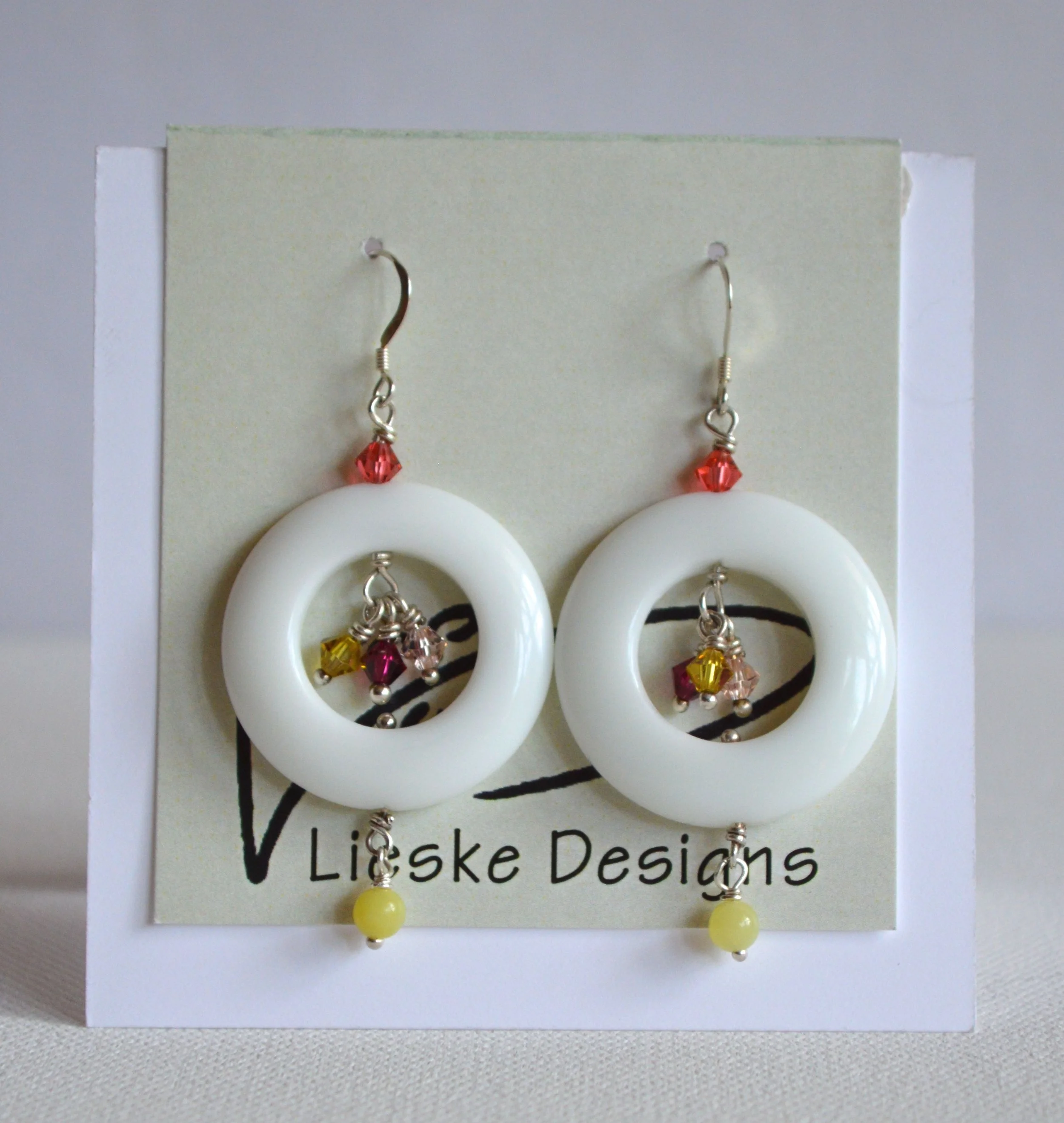 Large Cluster Drop Earrings