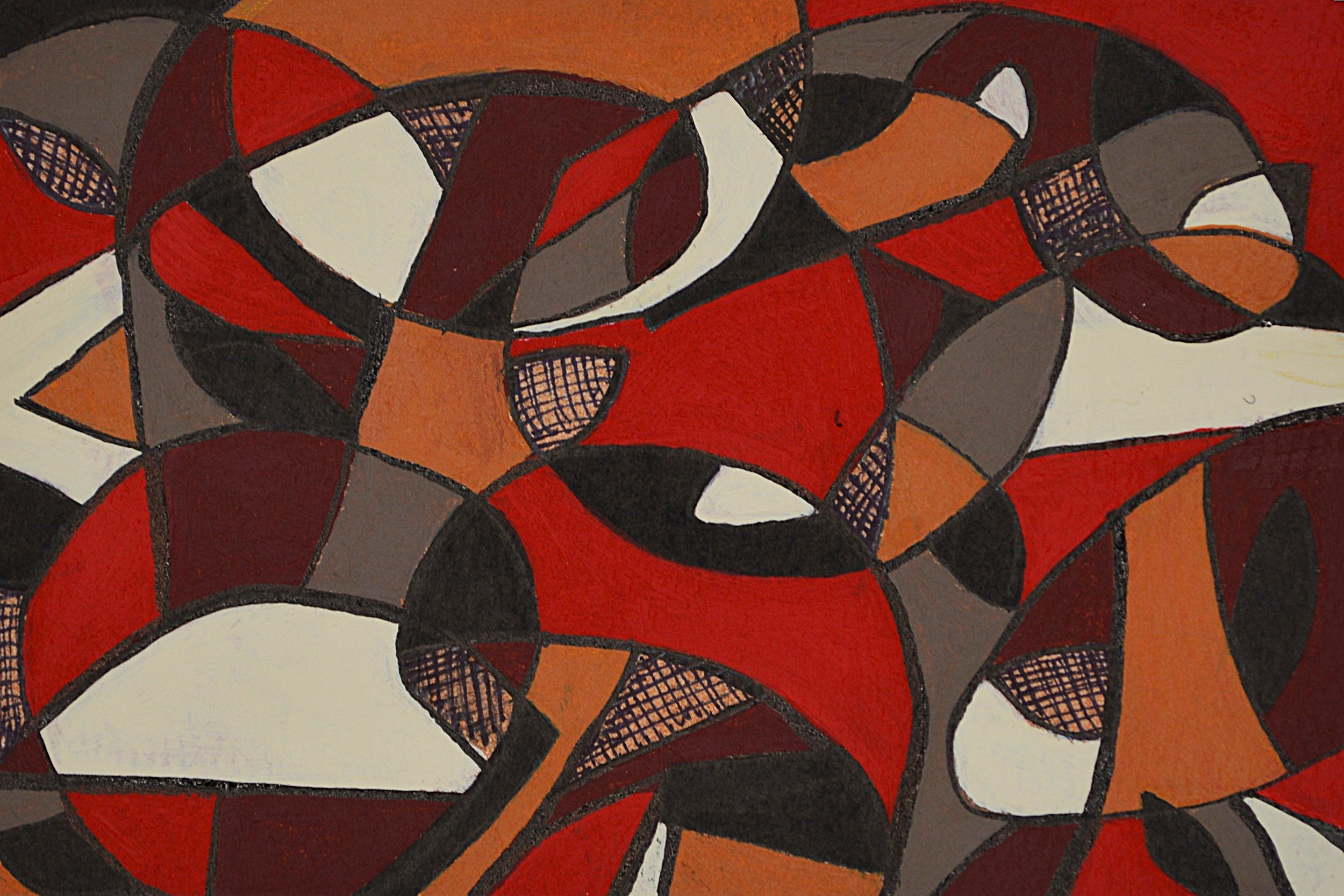 “Ground Communication”
Acrylic
Study in: Cubism