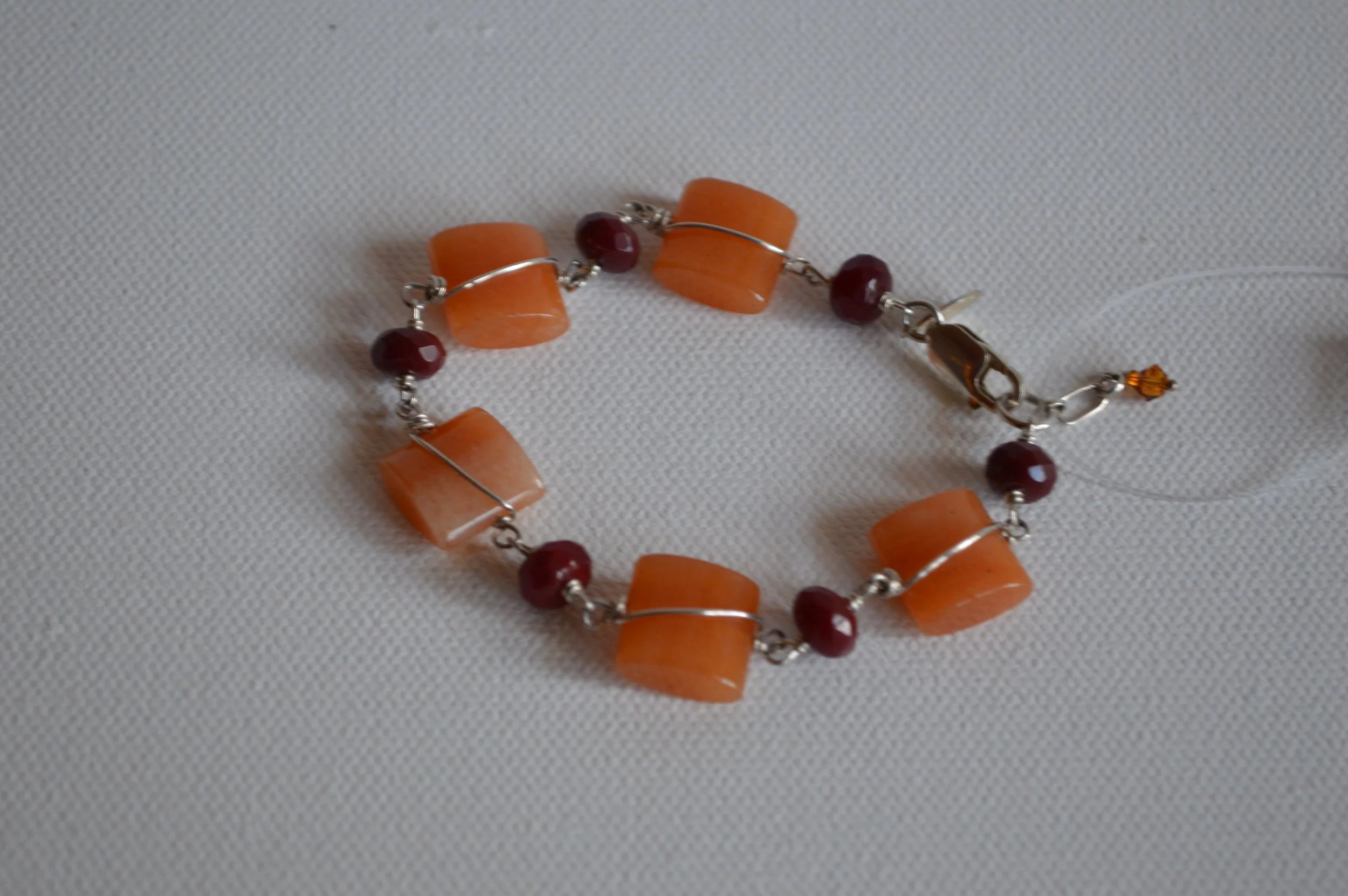 Aventurine Wire-Wrapped Bracelet