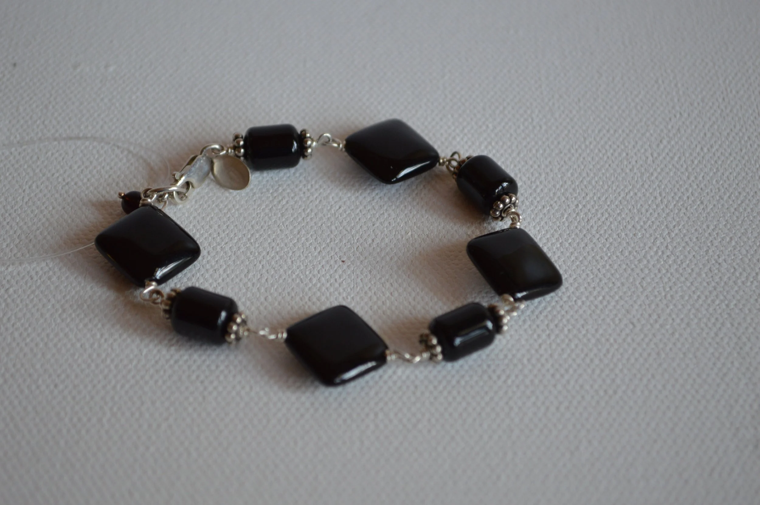 Black Diamond Onyx Bracelet