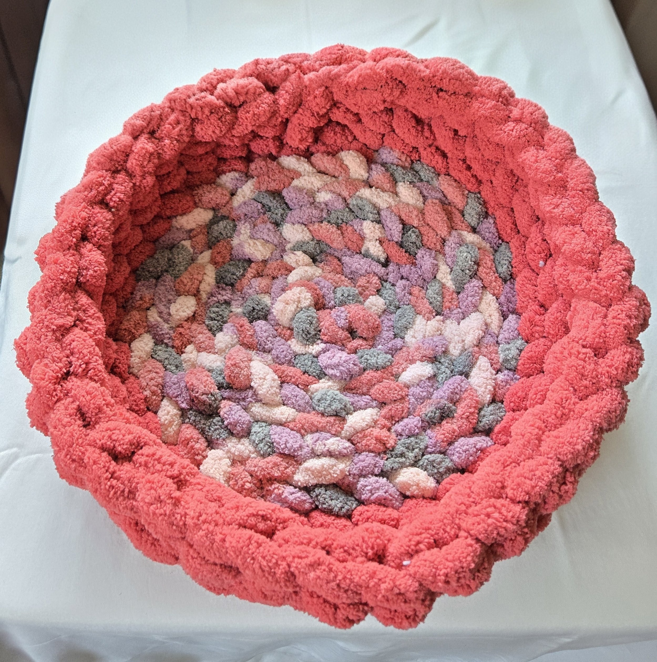 Pet Bed Medium 13" Cherry Blossom/Clay
