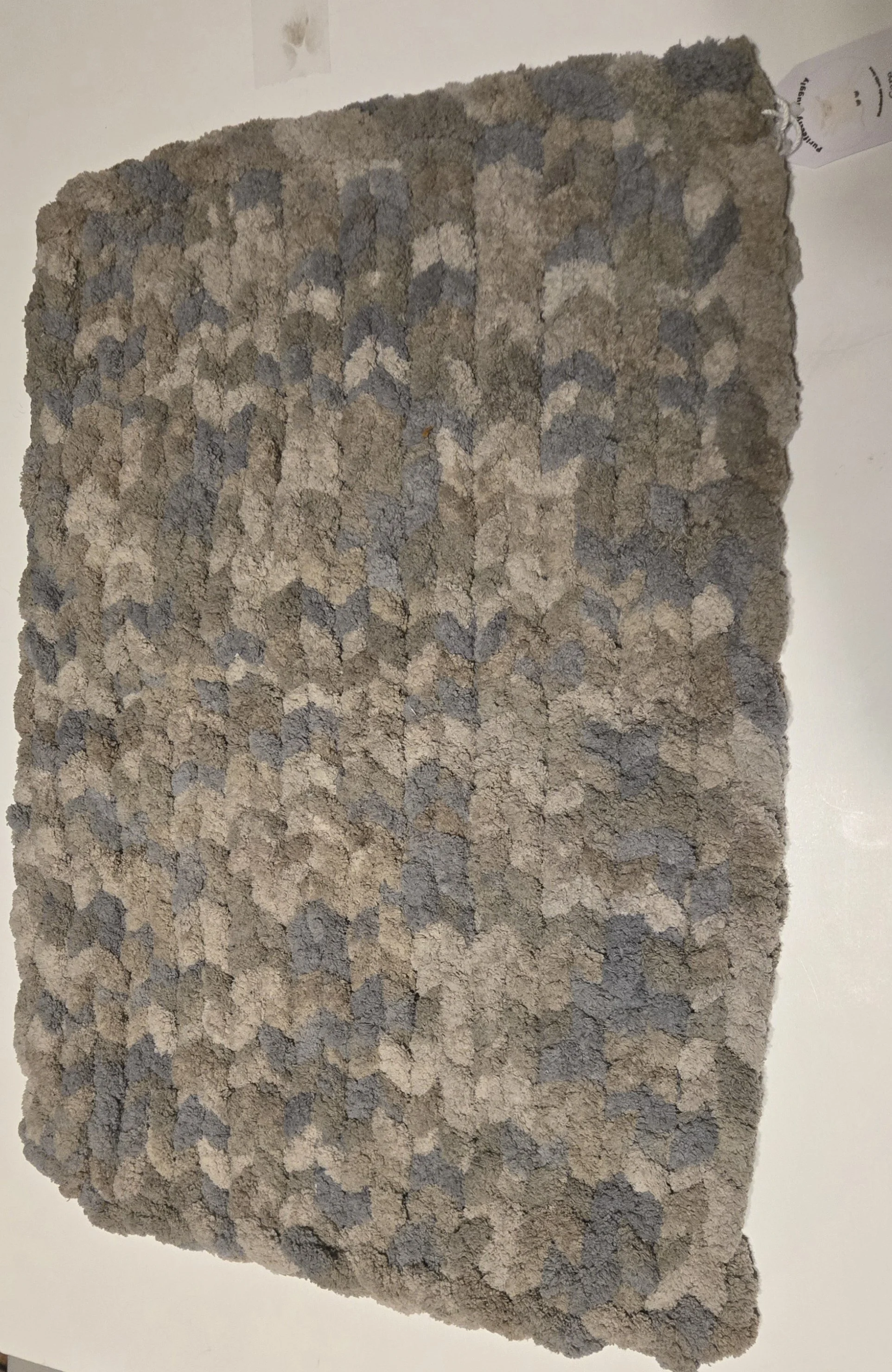 18x24 Dove Grey Crate Blanket