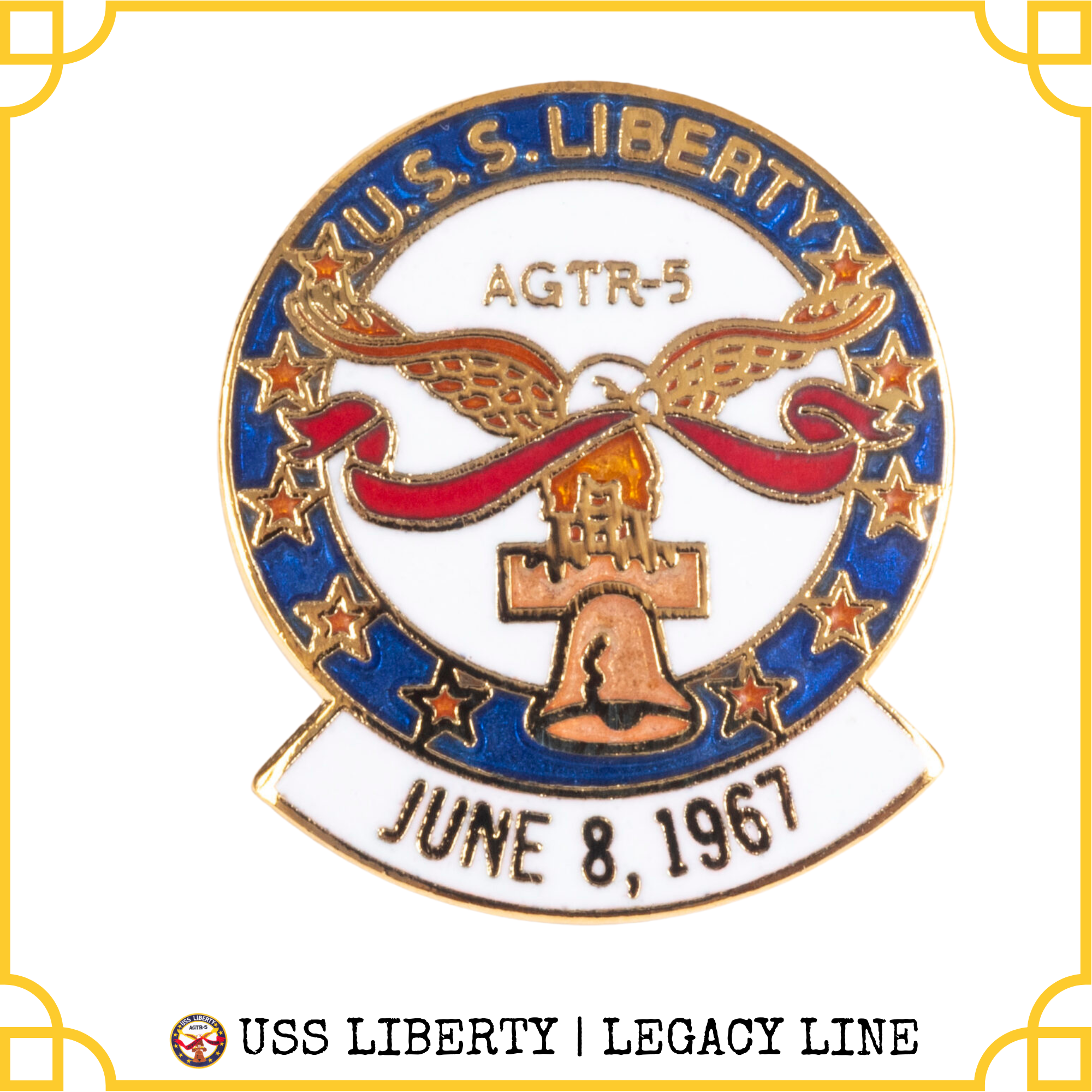 USS Liberty Legacy | Liberty Lapel Pin