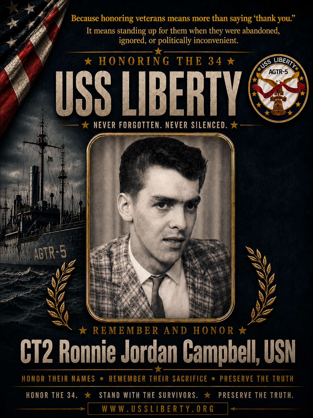 CT2 Ronnie Jordan Campbell, USN