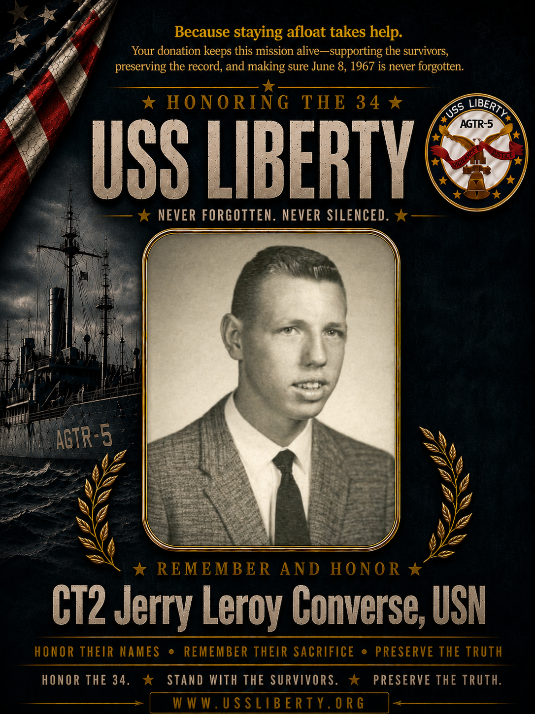 CT2 Jerry Leroy Converse, USN