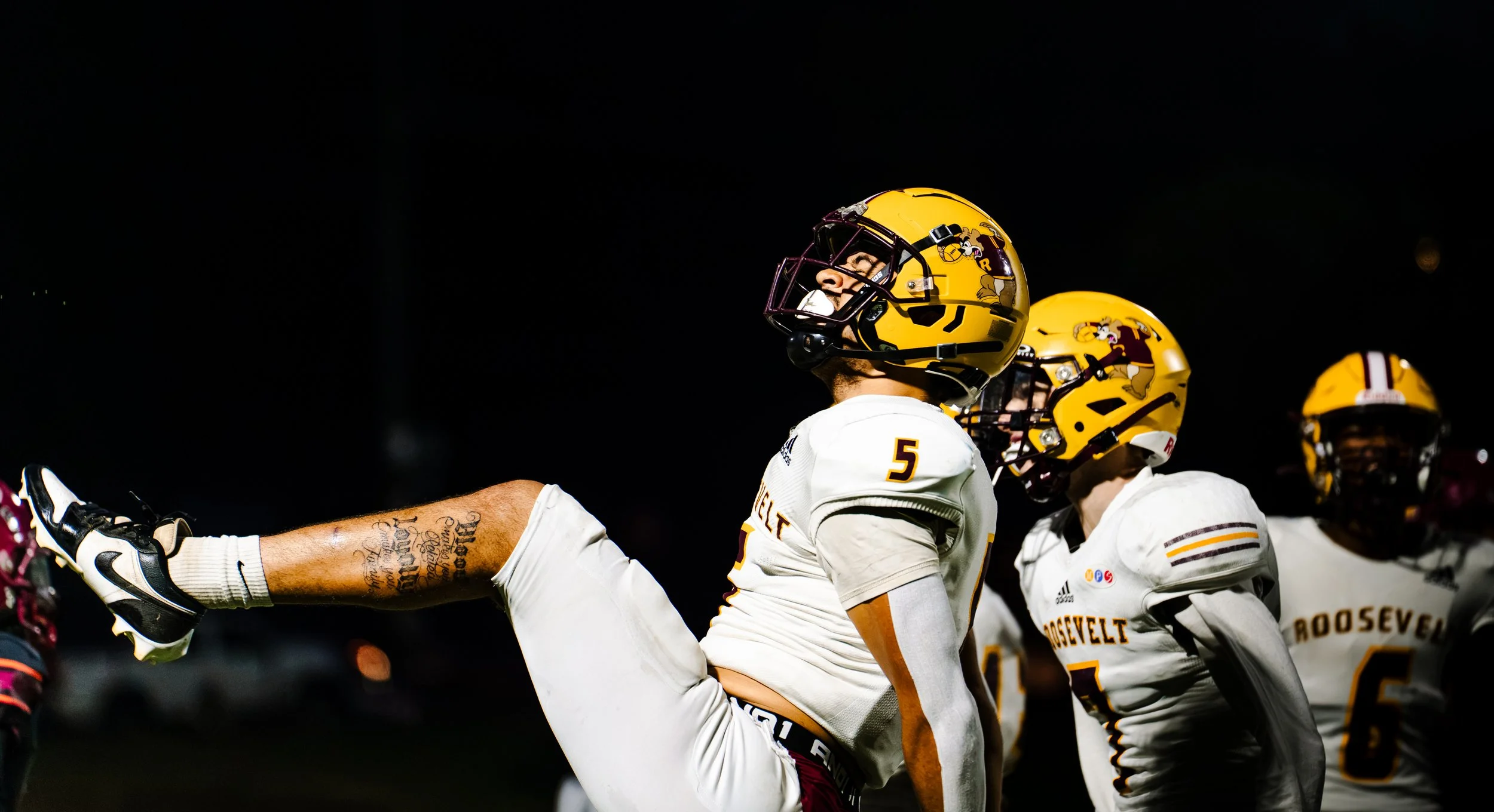 Intense emotion after a big sack