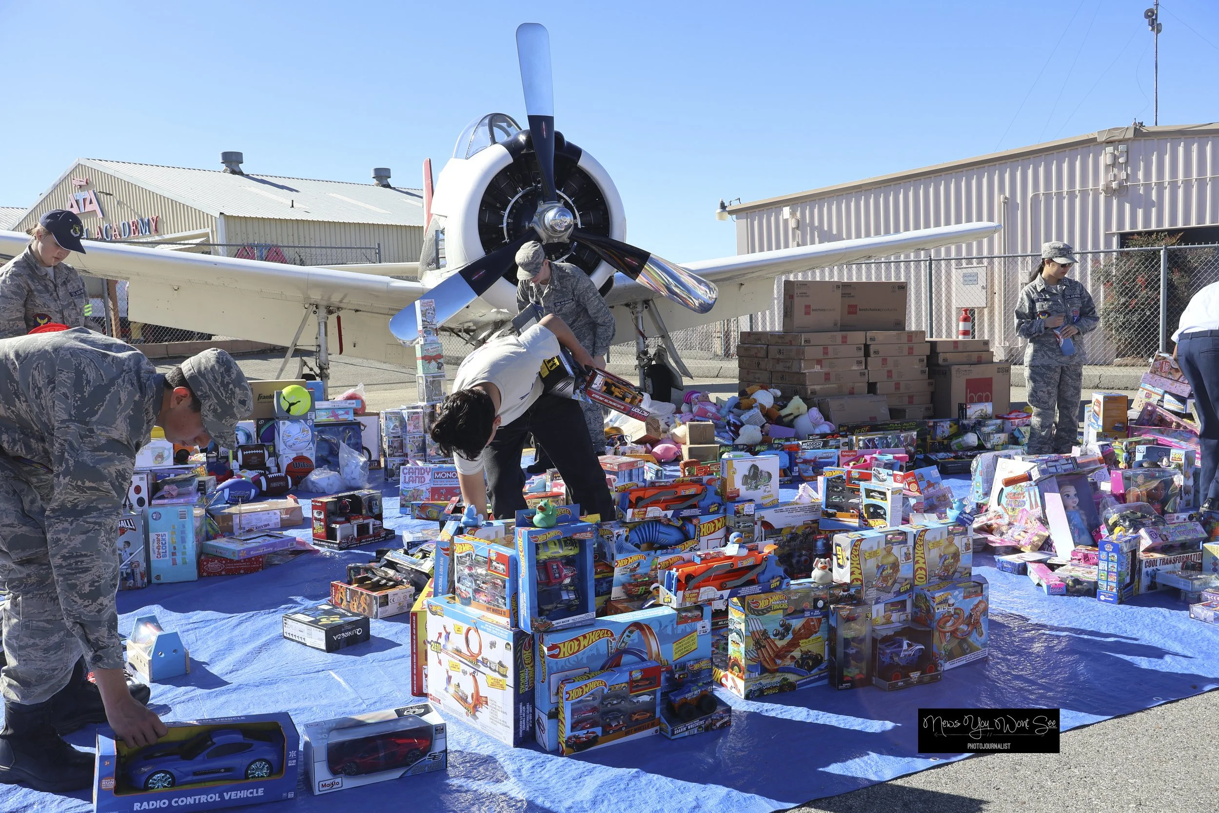 Ready to take off with Stuff a Plane! Charity Toy Drive?