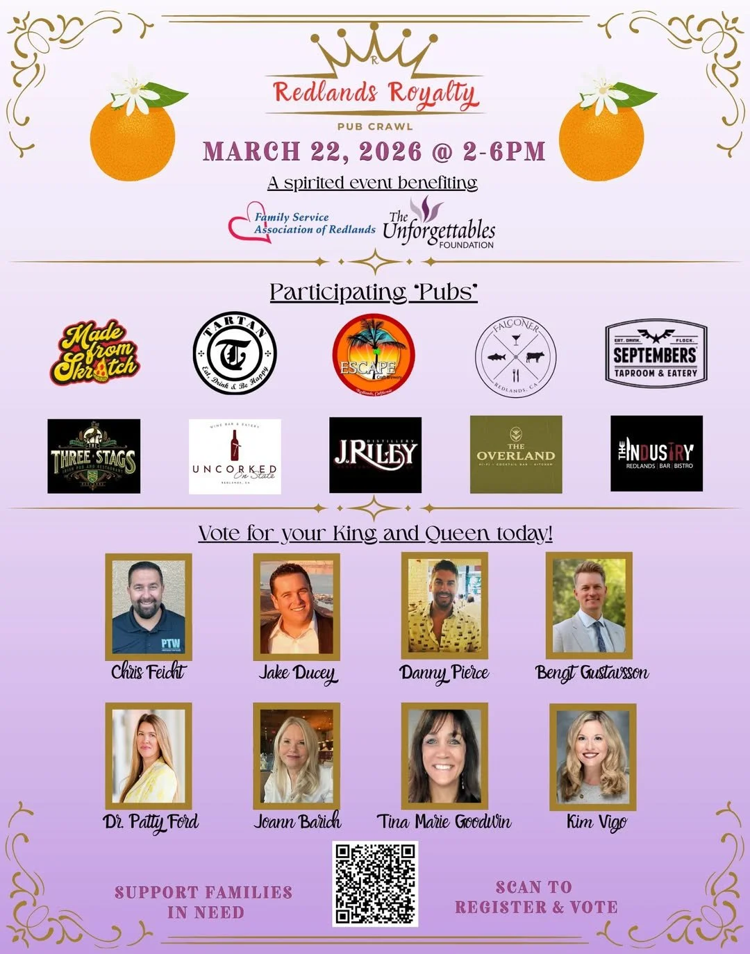 Redlands Royalty Pub Crawl 2026